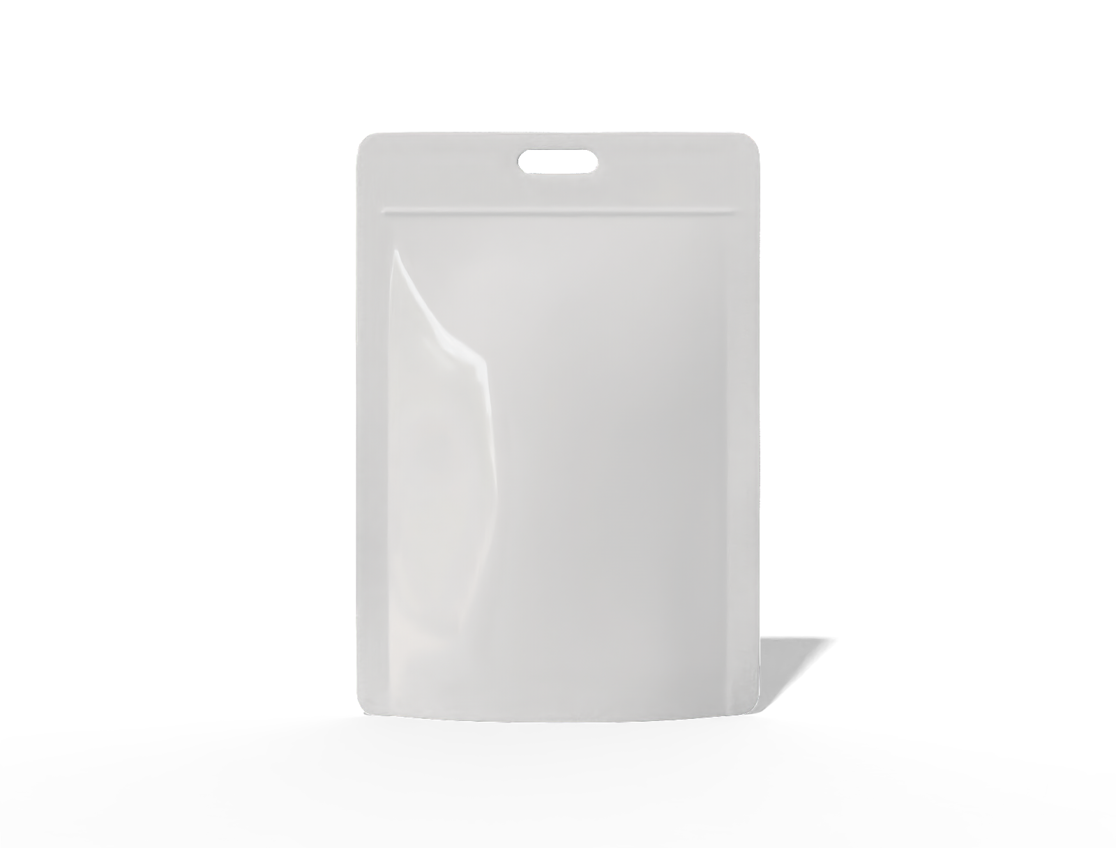 16 × 23 stand-up food pouch — Glossy plastic