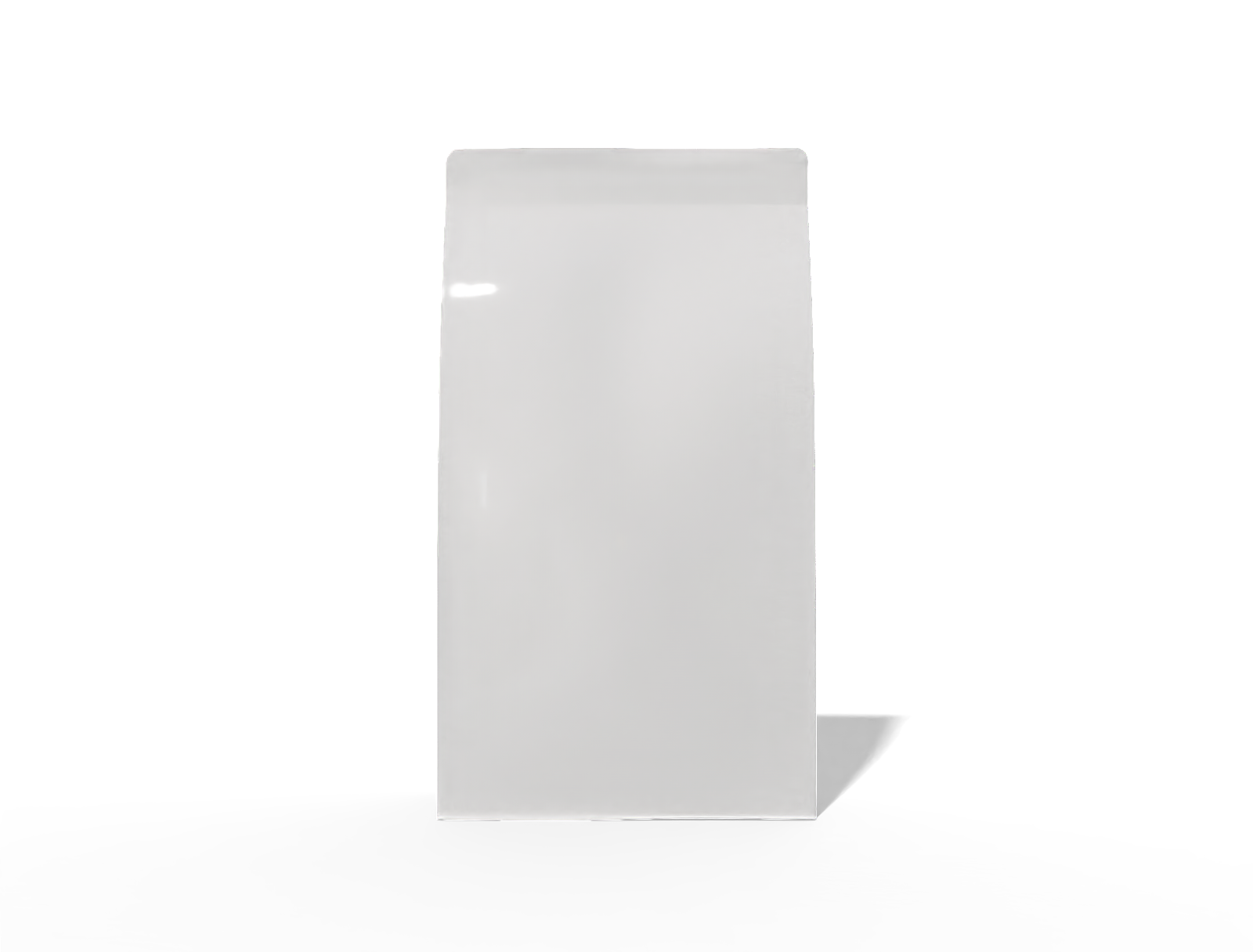 13 × 6 × 24 stand-up food pouch — Glossy plastic