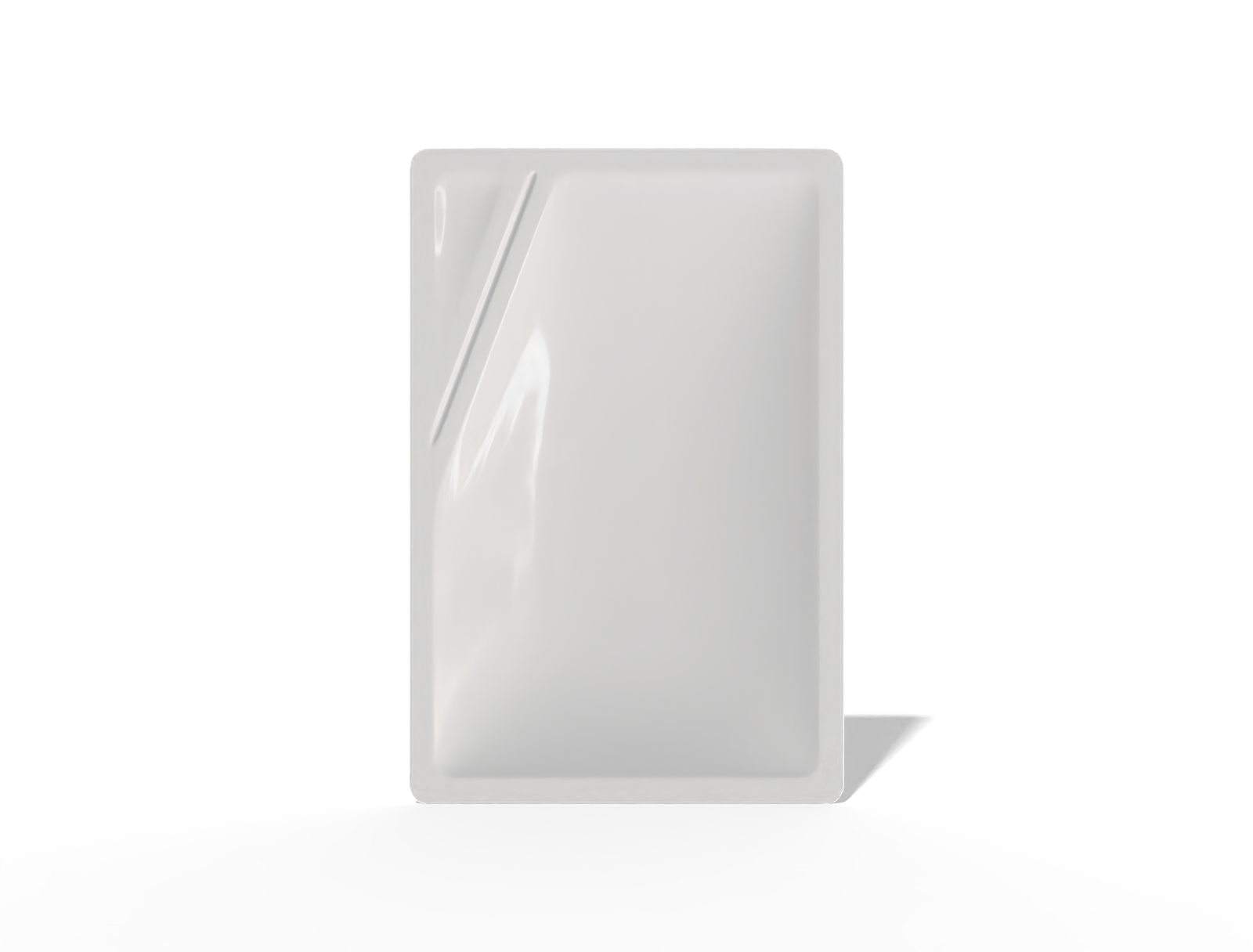 16 × 24 three-side seal food sachet — Glossy plastic