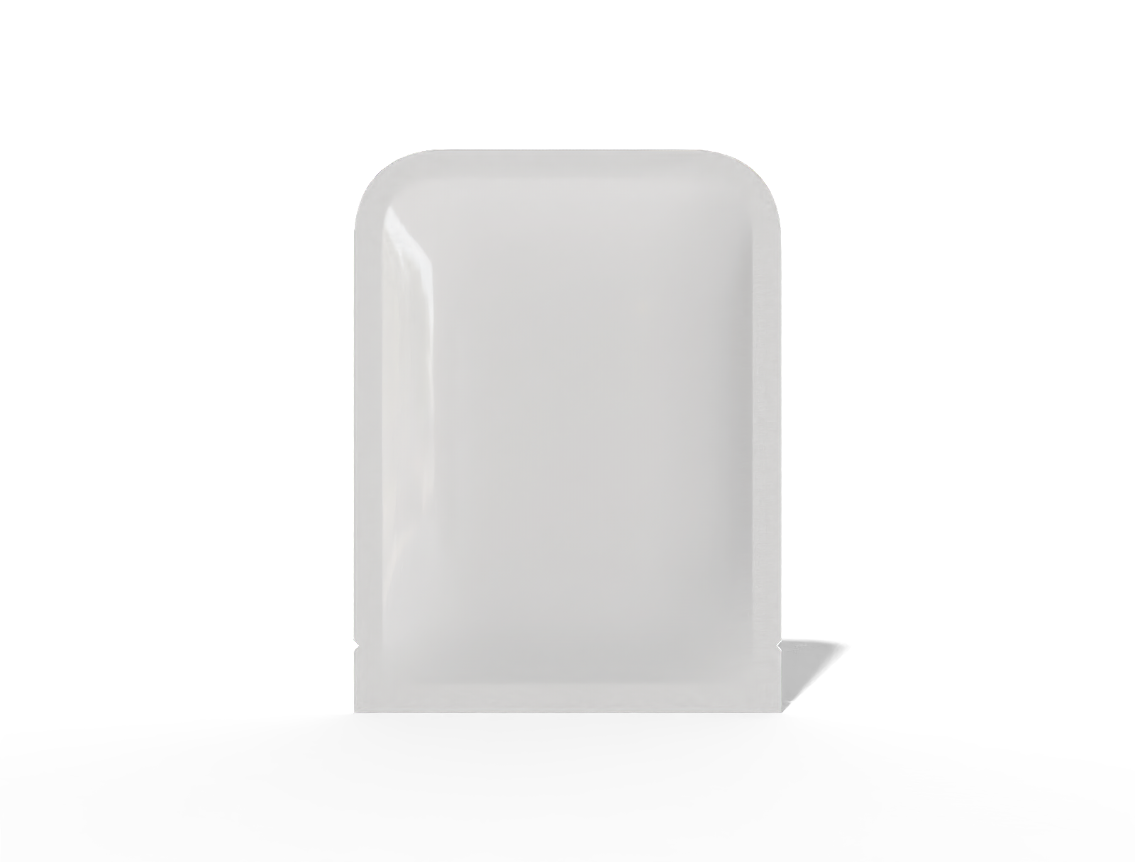 13 × 17 three-side seal food sachet — Glossy plastic