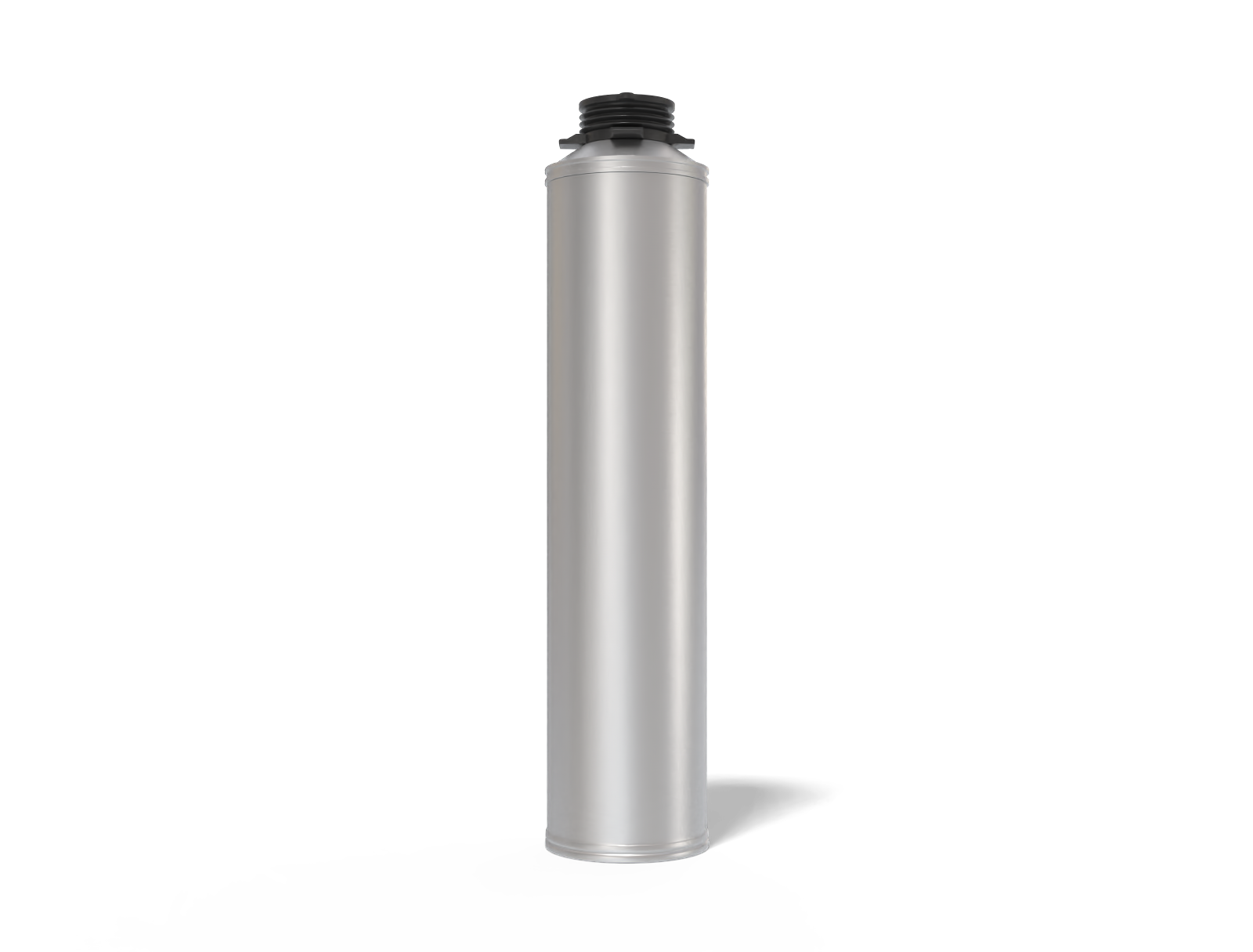 Spray can  template — Matte metal