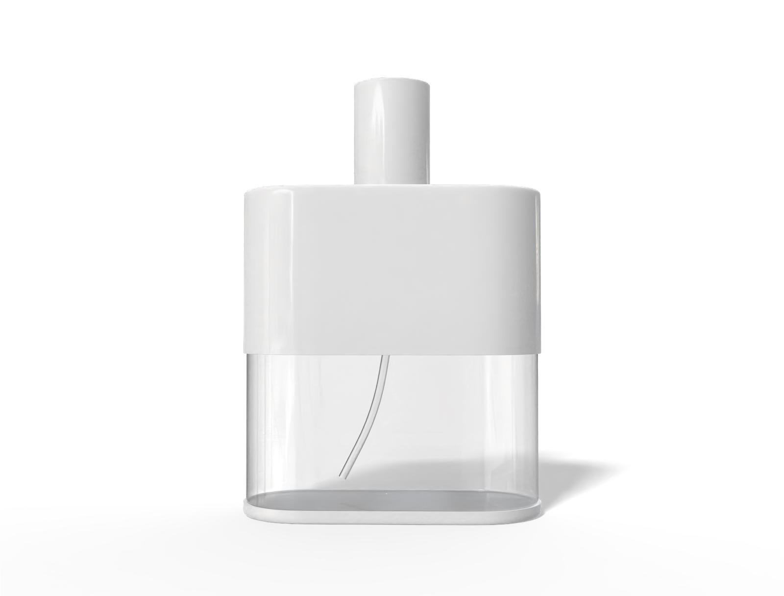 Black perfume bottle — Matte metal