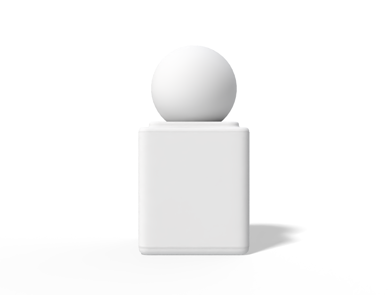 Perfume bottle — Glossy glass