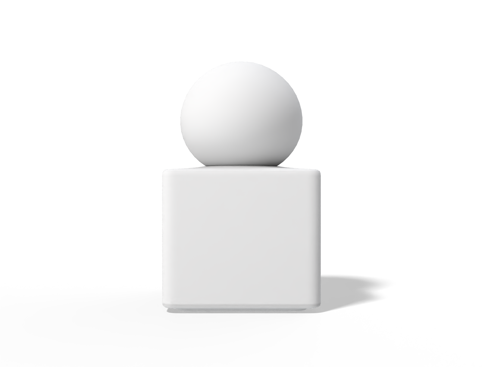 Perfume bottle — Glossy glass