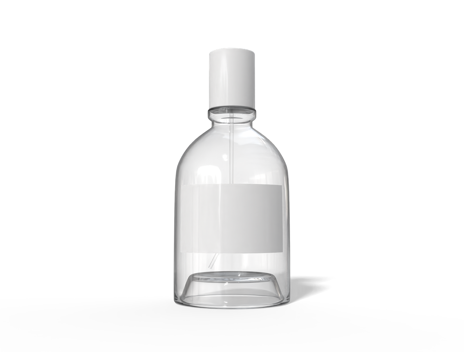Perfume bottle — Glossy glass