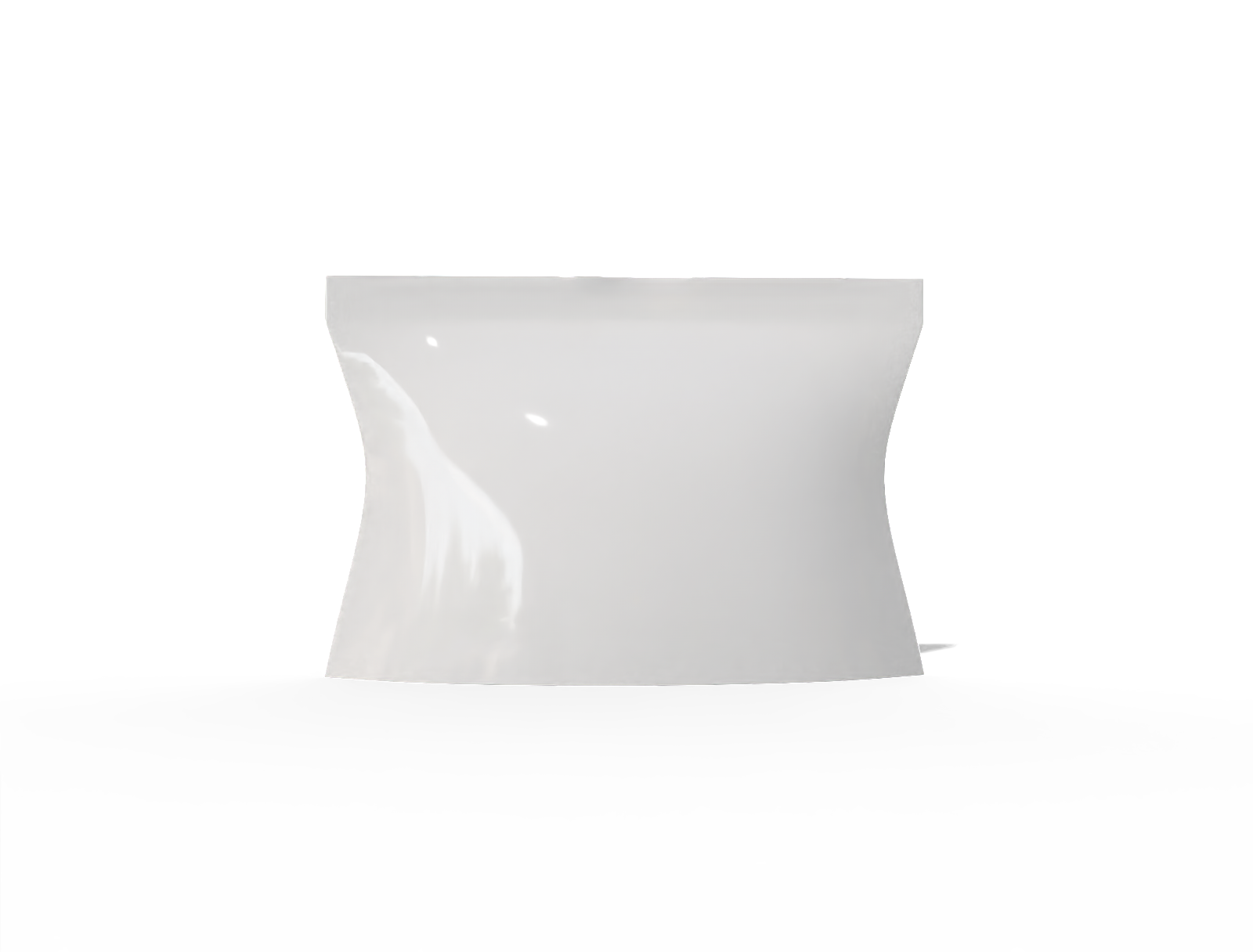 30 × 10 × 20 stand-up food pouch — Glossy plastic