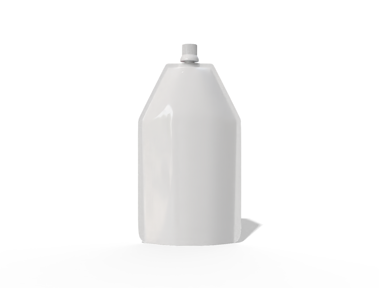 10 × 19 spout milk pouch — Glossy plastic