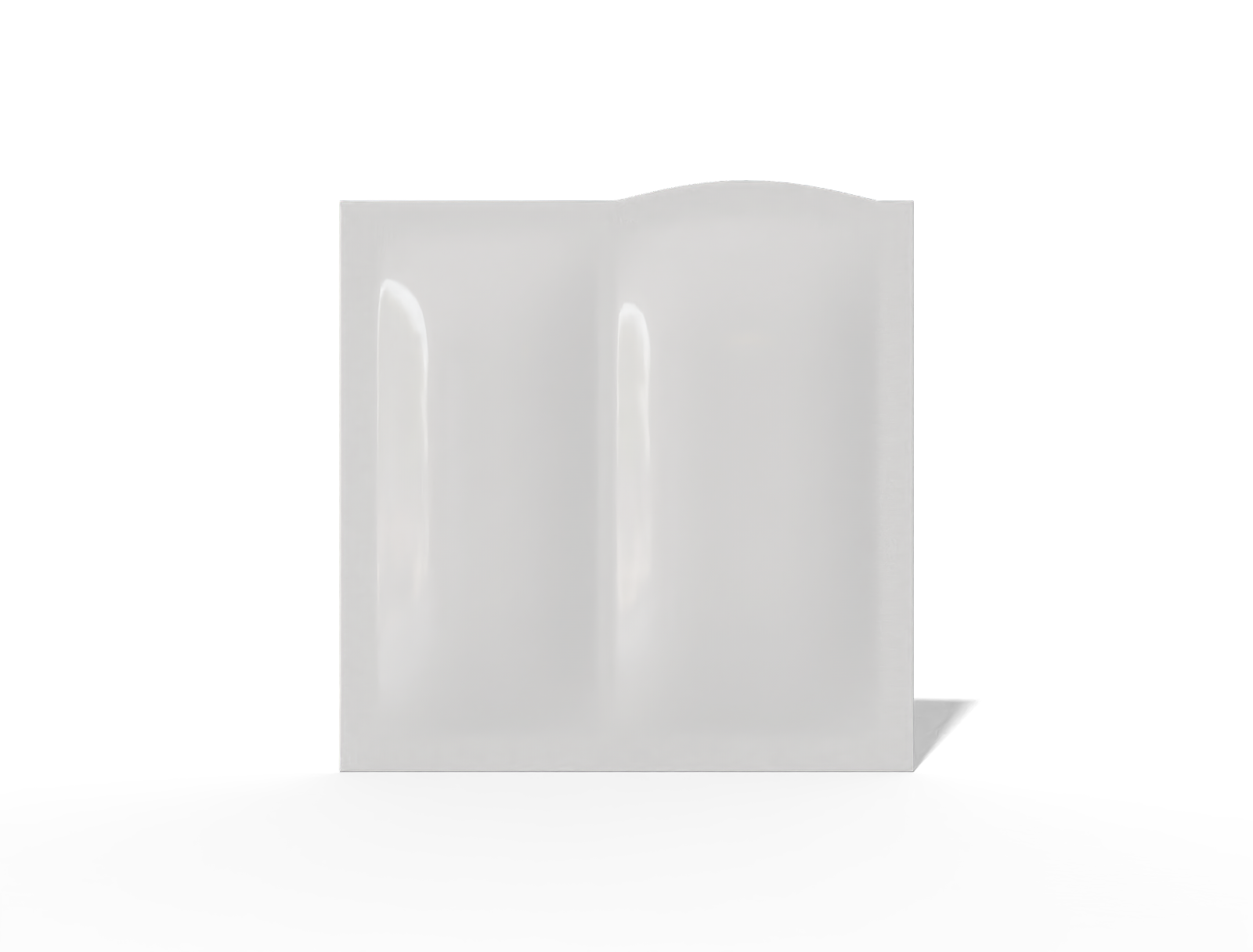 16 × 17 three-side seal cosmetic sachet — Glossy plastic