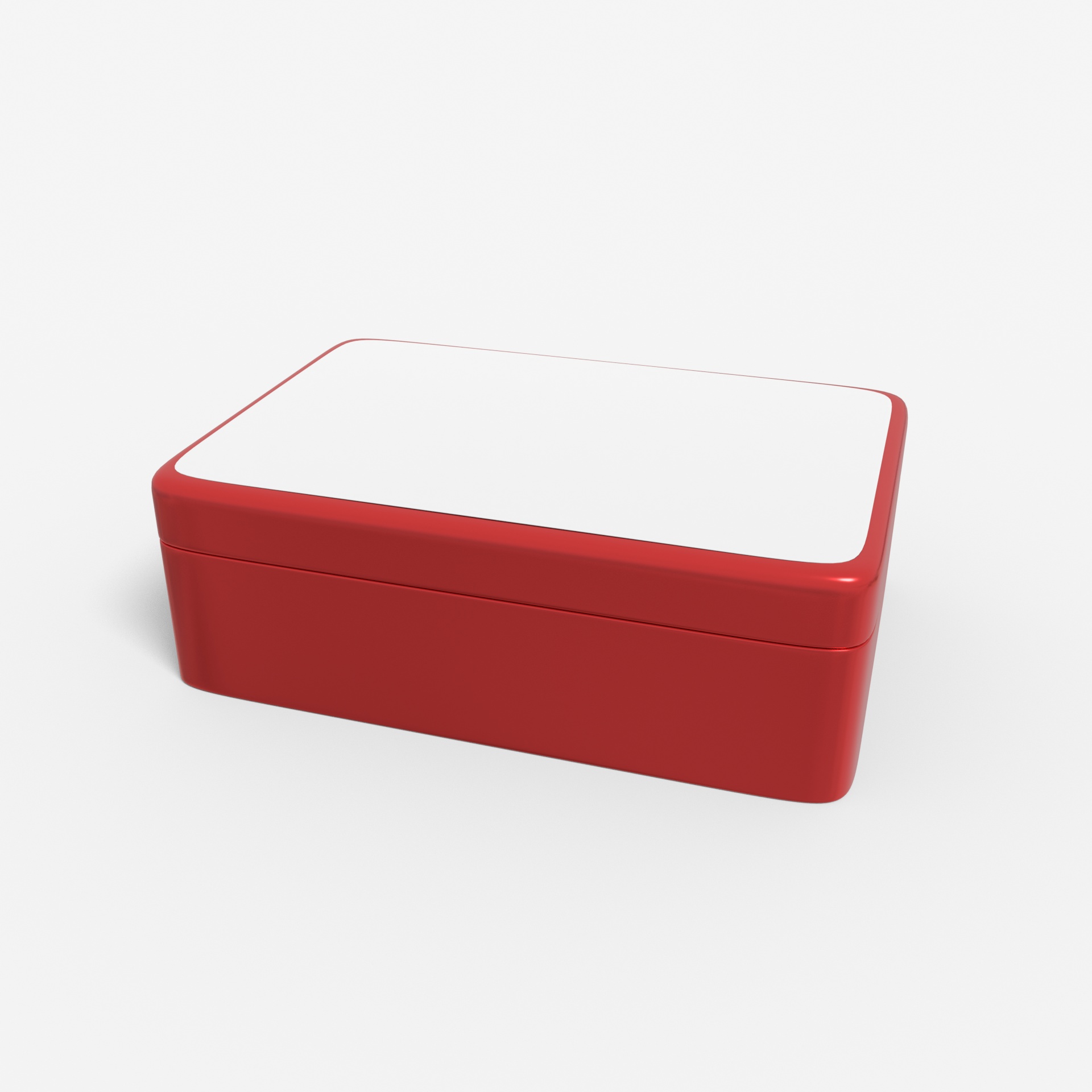 Square metal tin — Matte metal