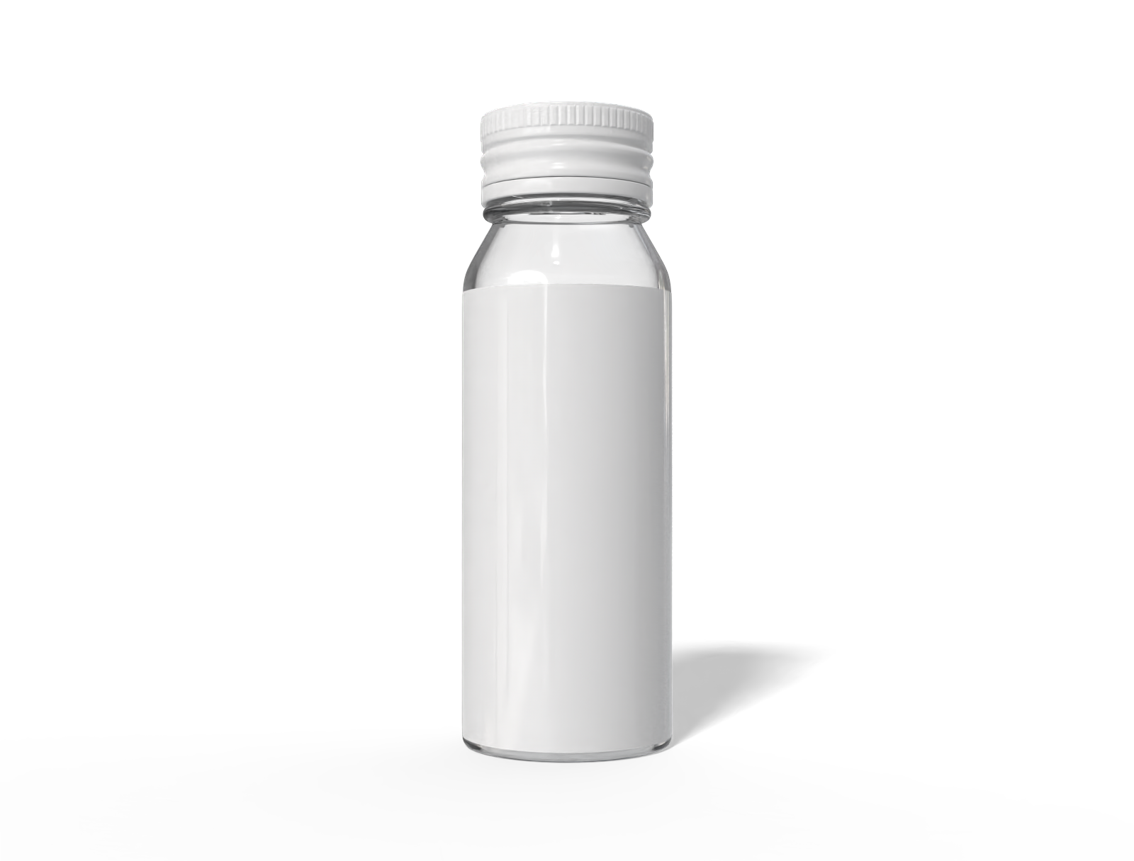 40 ml medicine bottle — Glossy glass