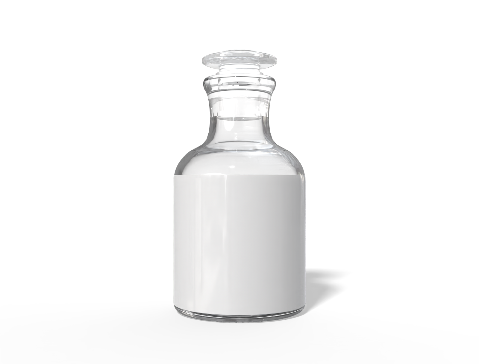 30 ml medicine bottle — Glossy glass