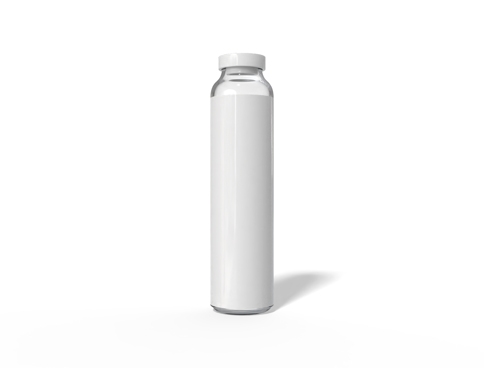 50 ml syrup bottle — Glossy glass