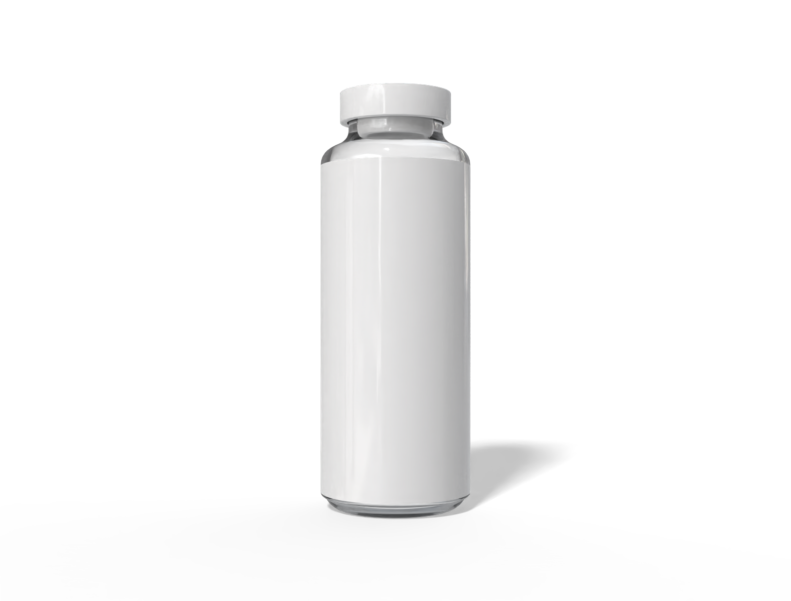 20 ml medicine bottle — Glossy glass