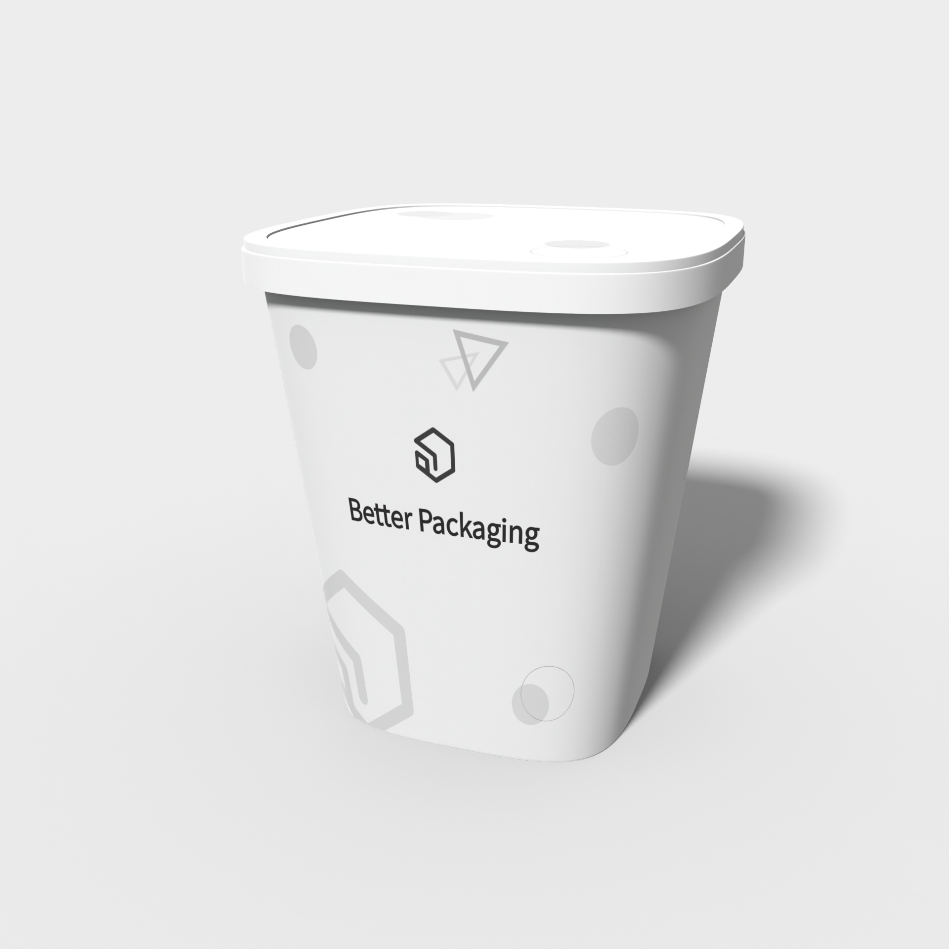 Bottles plastic barrels cups — Glossy plastic