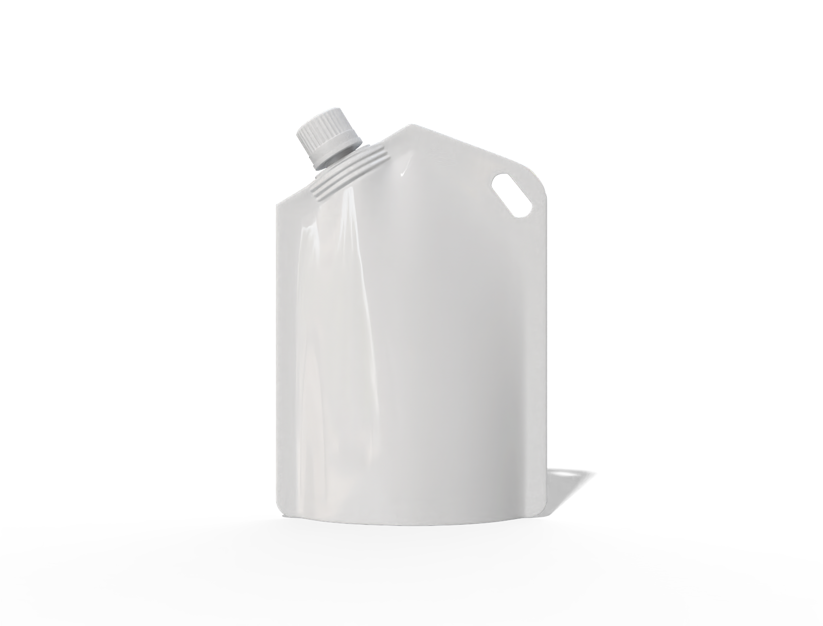 9 × 3 × 13 spout drink pouch — Glossy plastic