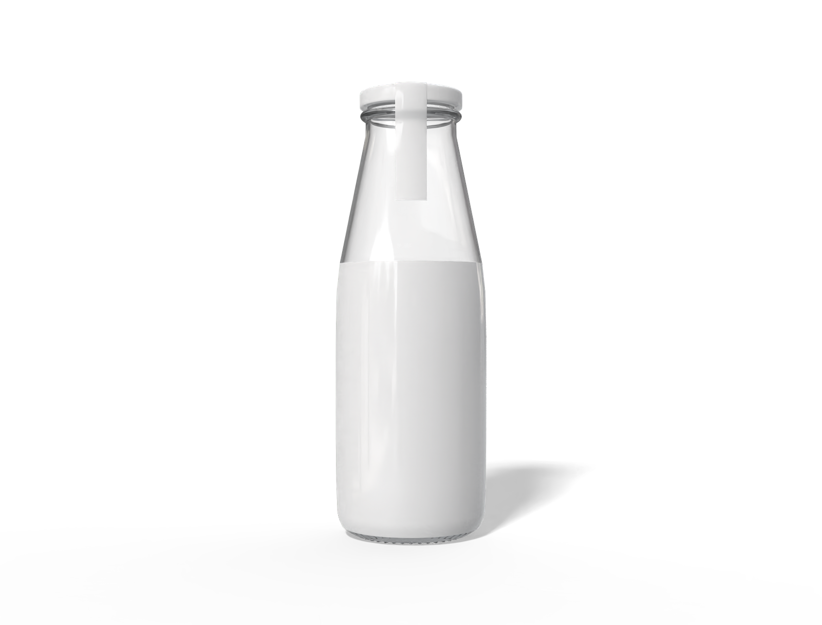 500ml sauce bottle — Glossy glass