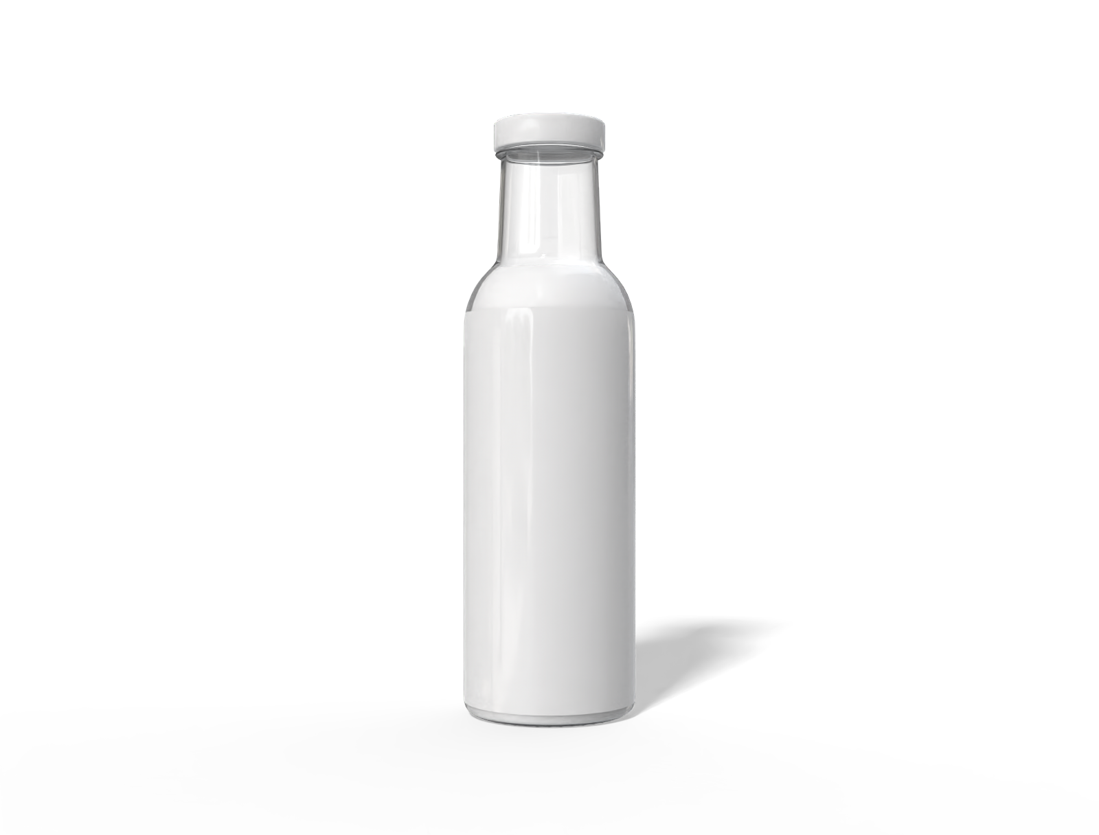 200ml sauce bottle — Glossy glass