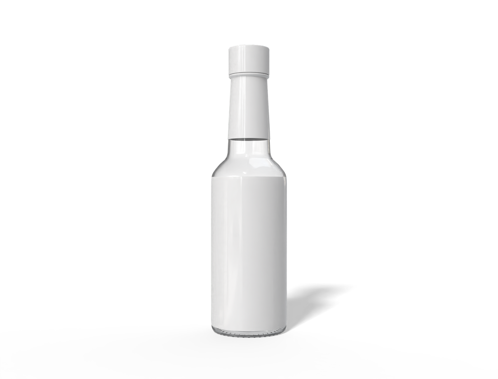 450ml sauce bottle — Glossy glass