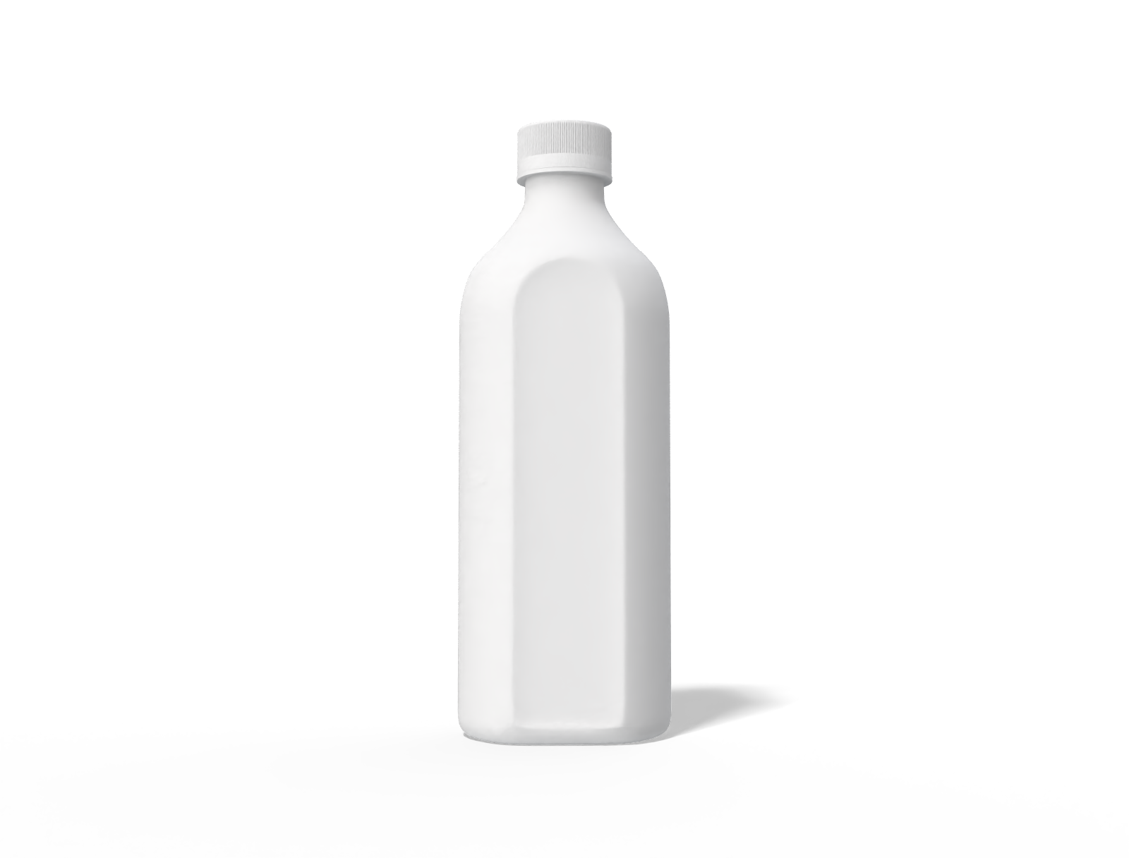 Large juice bottle — Clear glossy plastic