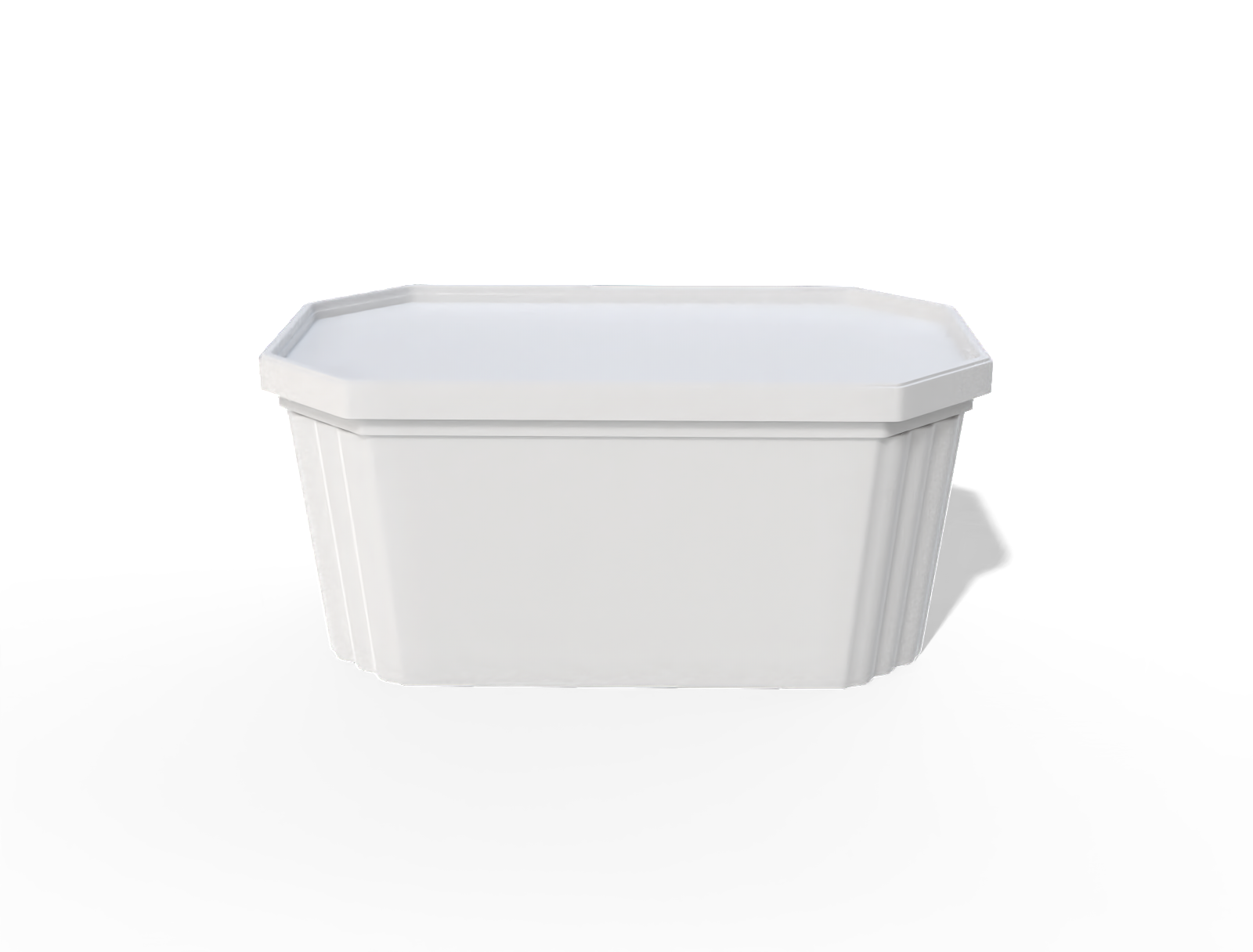 Plastic box — Glossy plastic