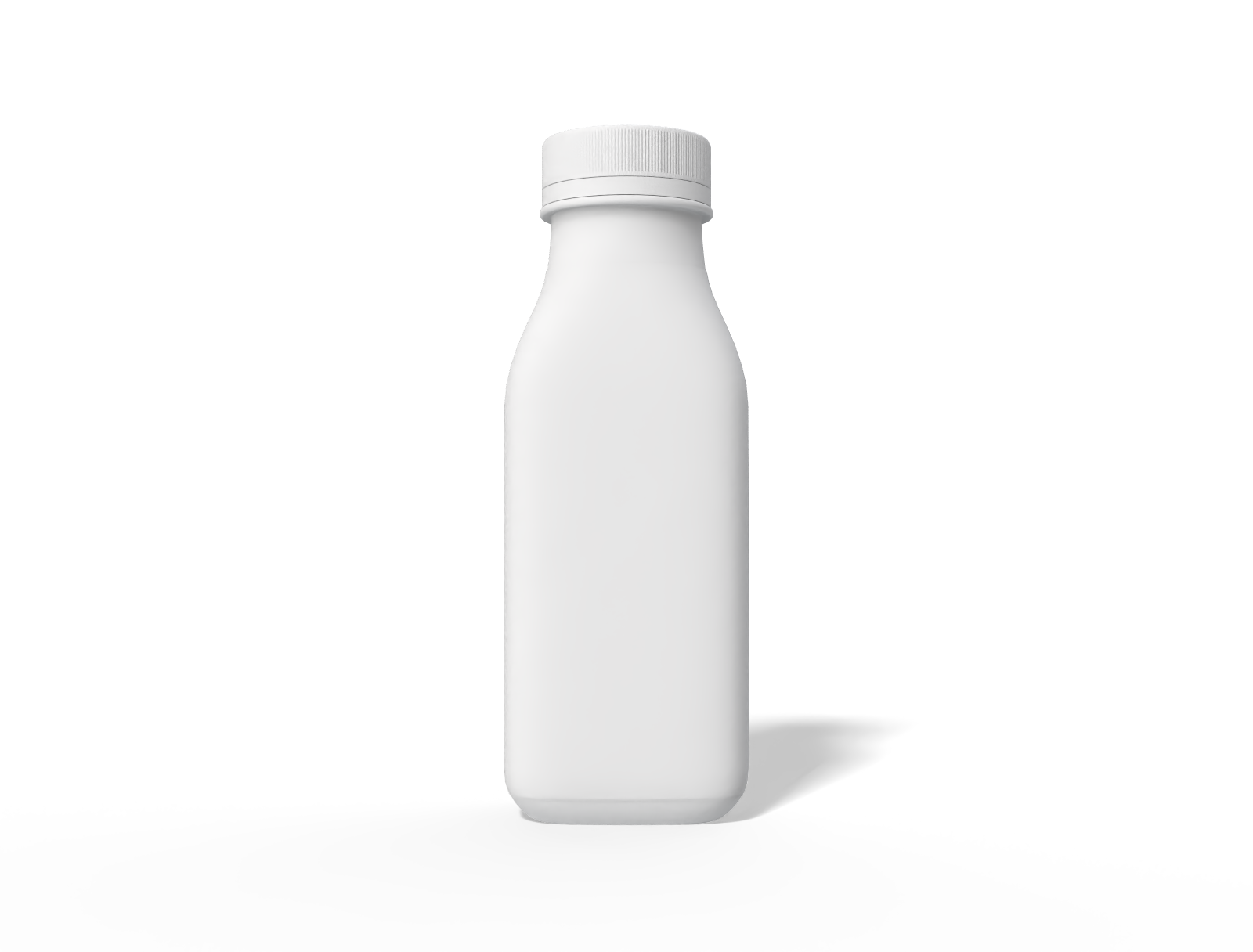 Coffee bottle — Clear glossy plastic