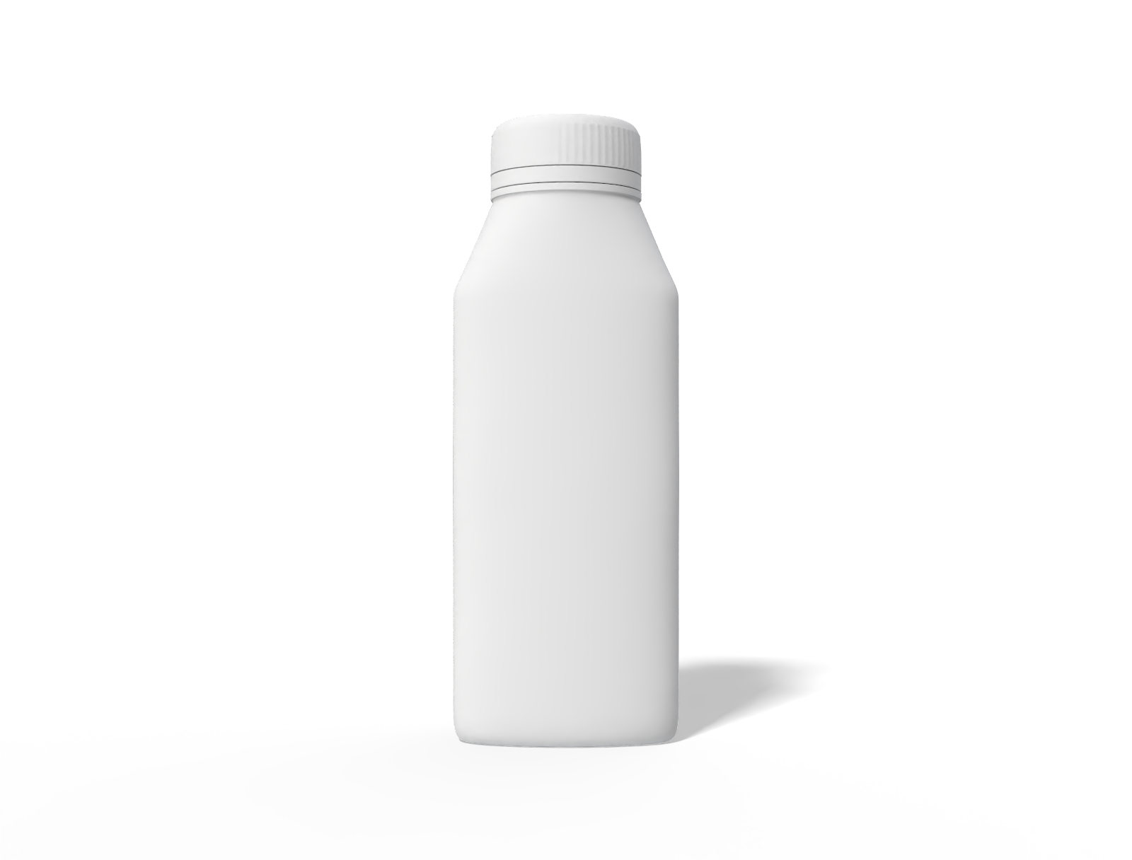 300 ml coffee bottle — Clear glossy plastic