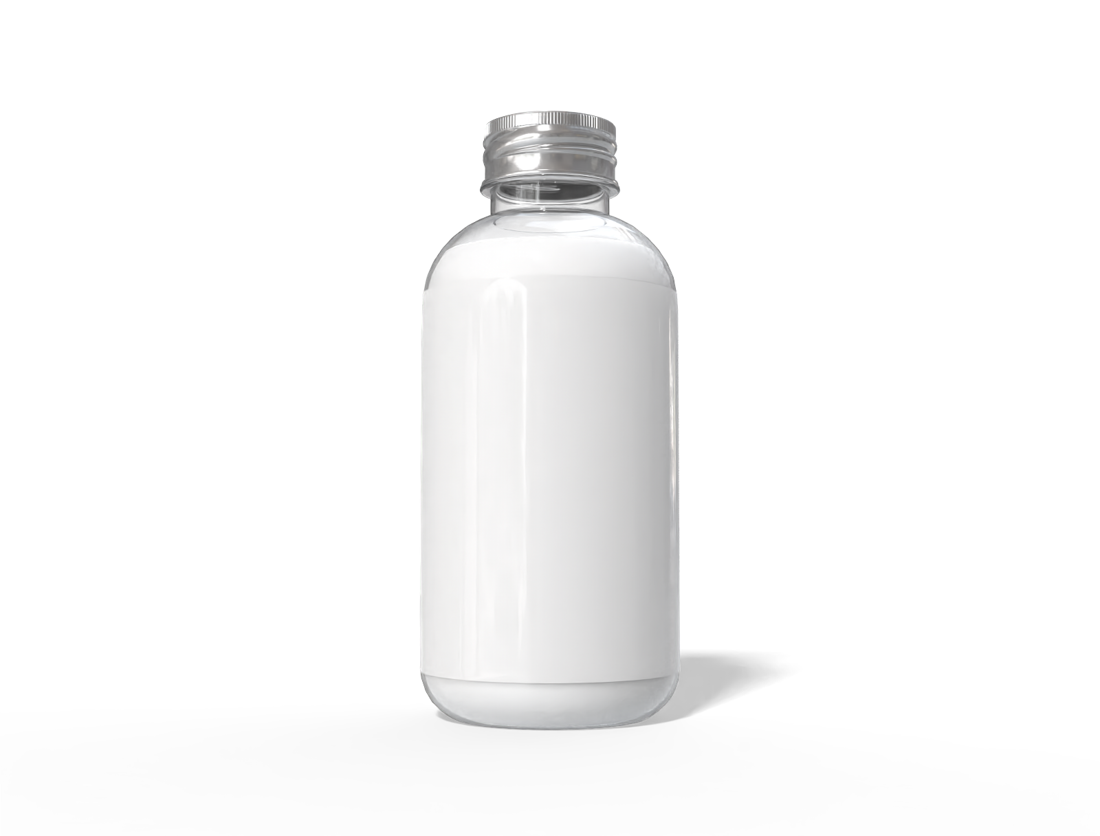500 ml milk bottle — Glossy glass