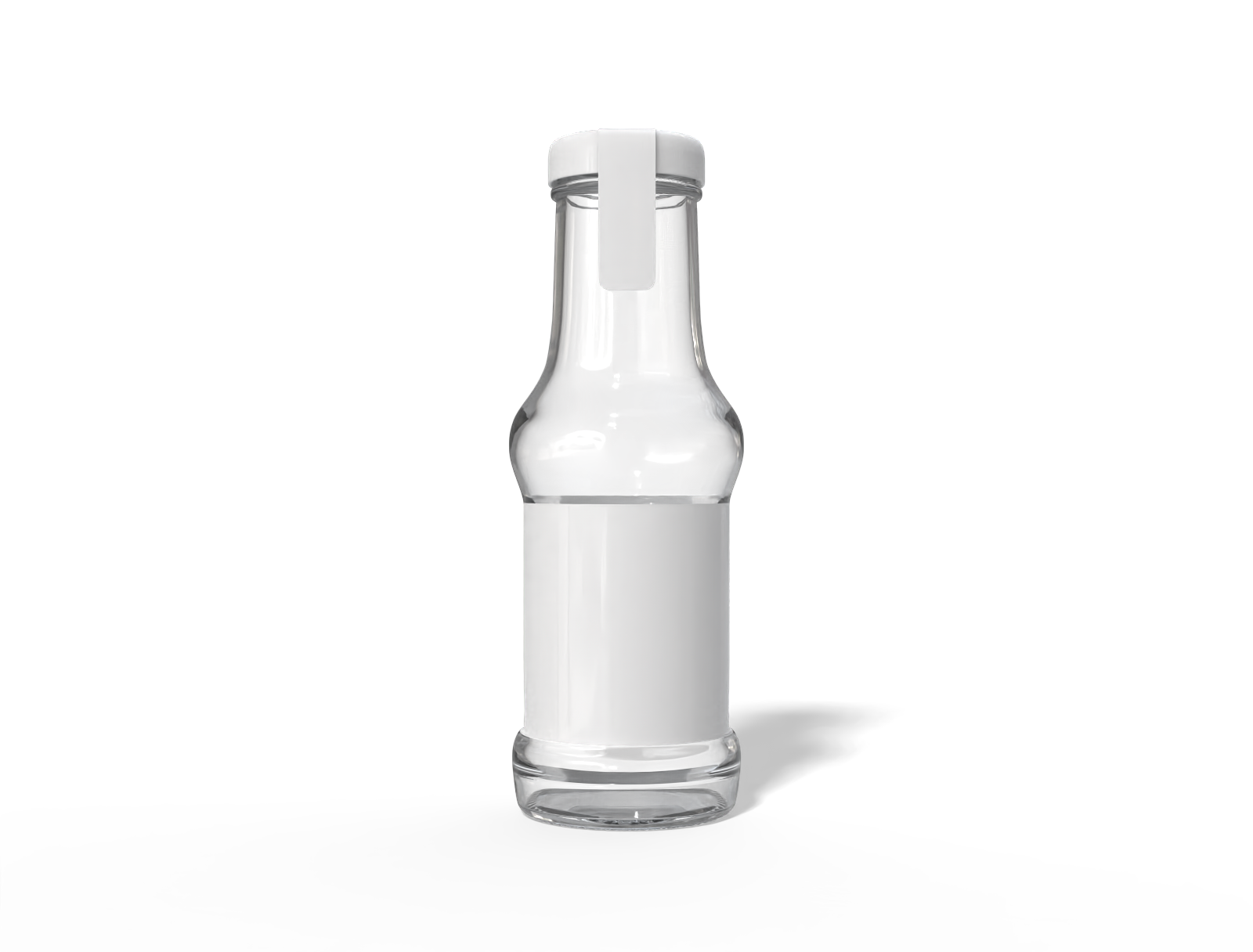 Sauce Bottle — Glossy glass