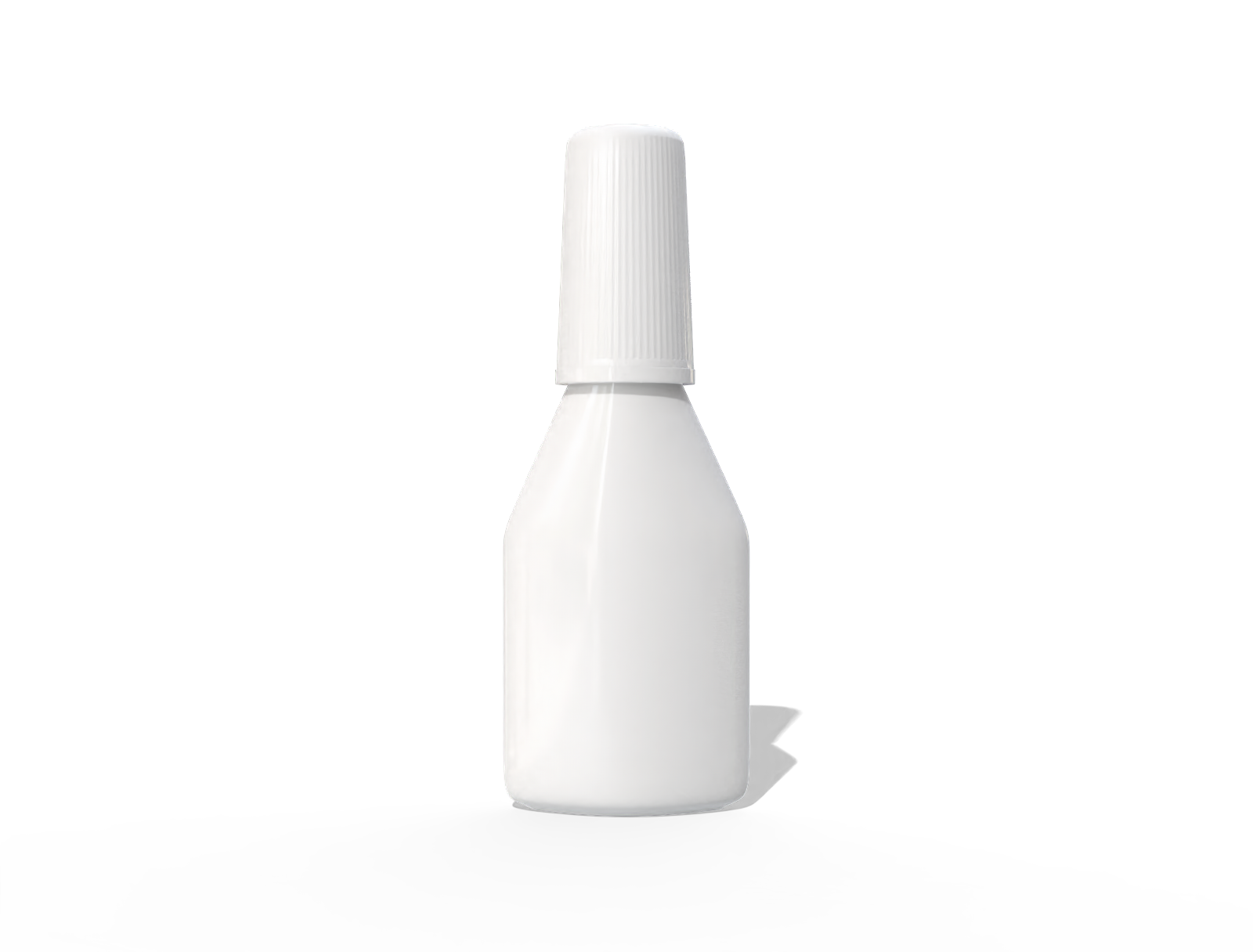 4 g plastic medicine bottle — Glossy plastic