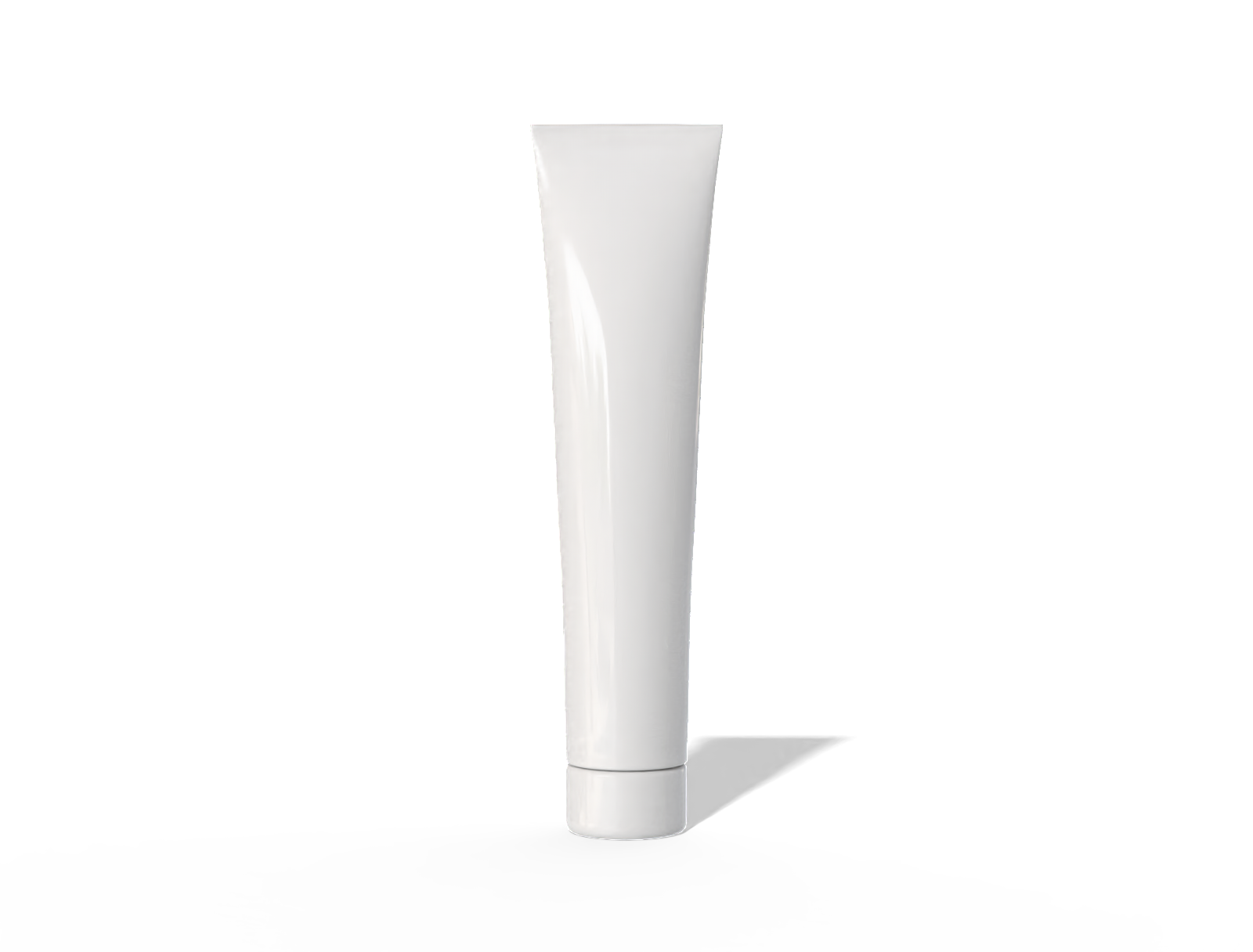 75 ml cosmetic tube — Glossy plastic
