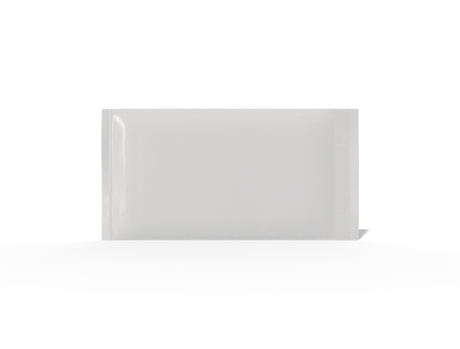 20 × 10 back-seal food sachet — Glossy plastic