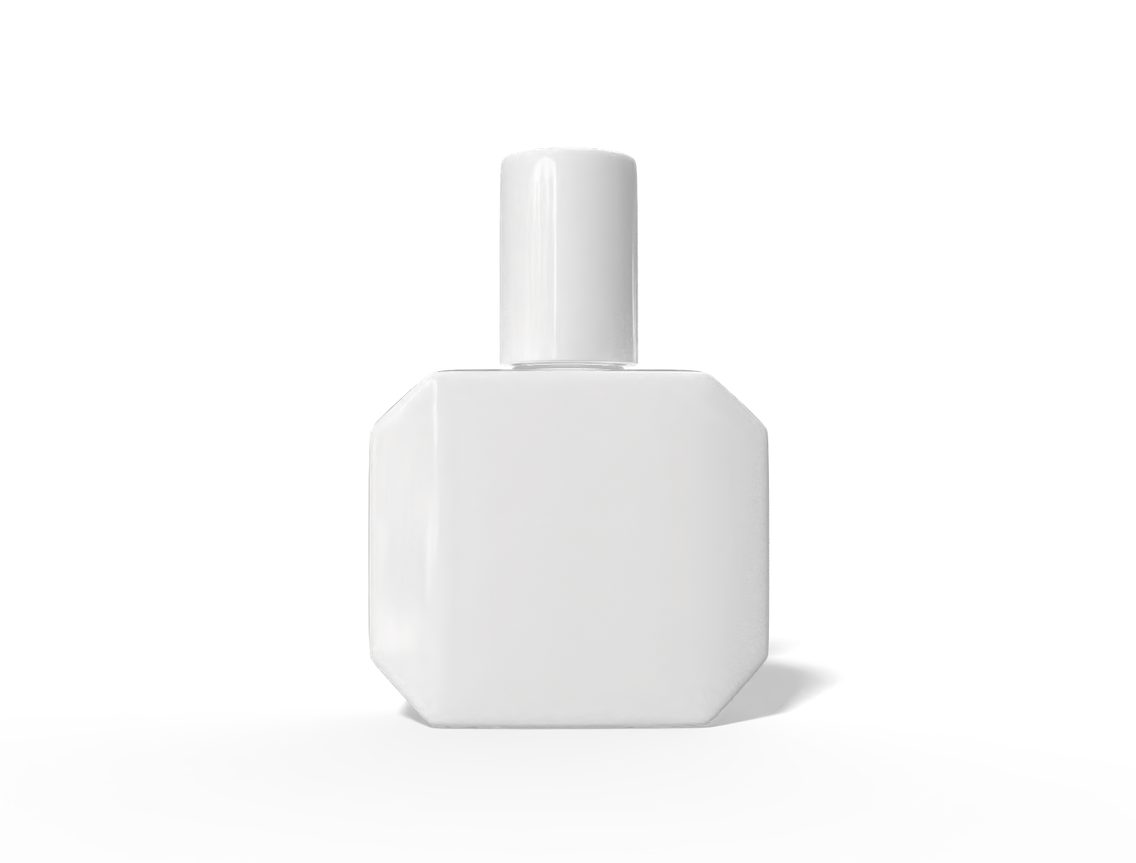 15ml octagonal dropper bottle — Clear glossy plastic