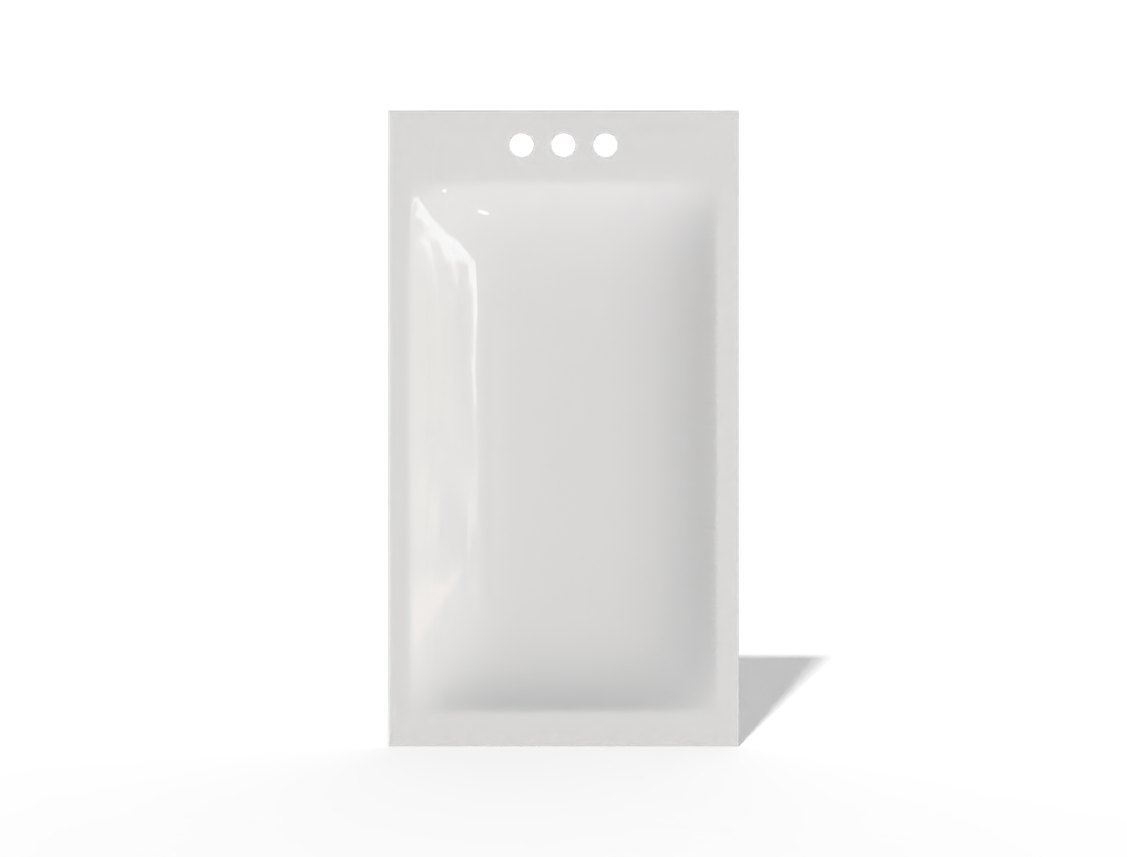 14 × 26 three-side seal food sachet — Glossy plastic