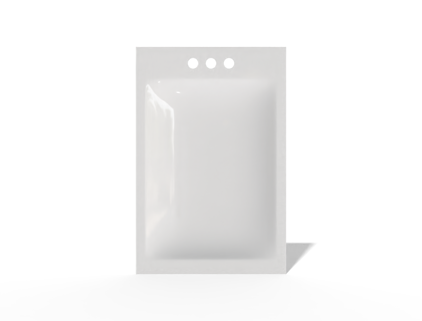 20 × 30 three-side seal food sachet — Glossy plastic