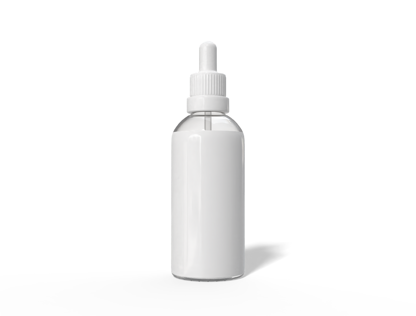 100ml dropper bottle — Glossy glass