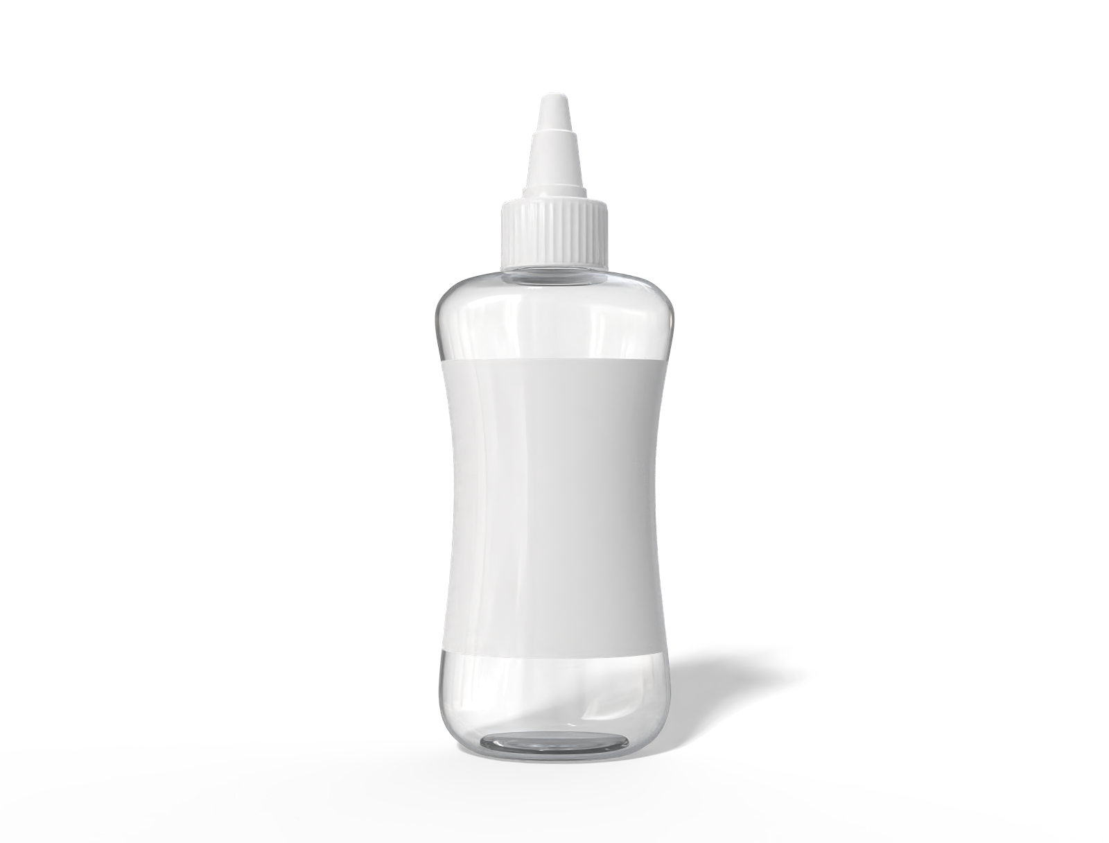 50ml dropper bottle — Clear glossy plastic