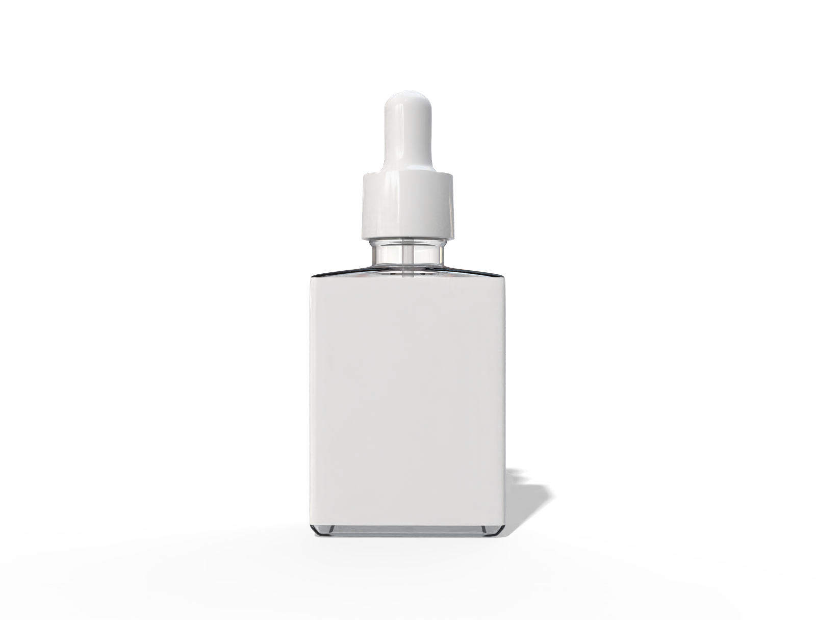 30ml square dropper bottle — Glossy plastic