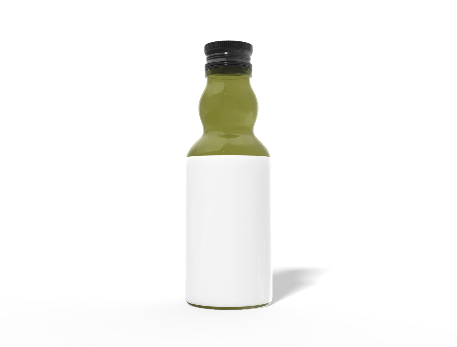 500ml olive oil bottle — Glossy glass
