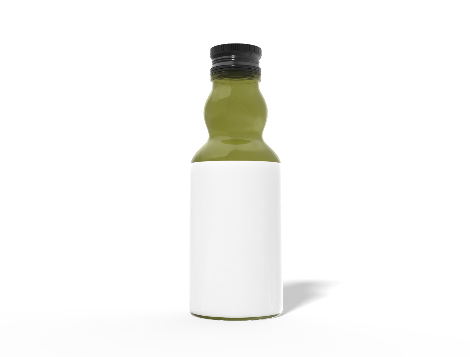 250ml olive oil bottle — Glossy glass