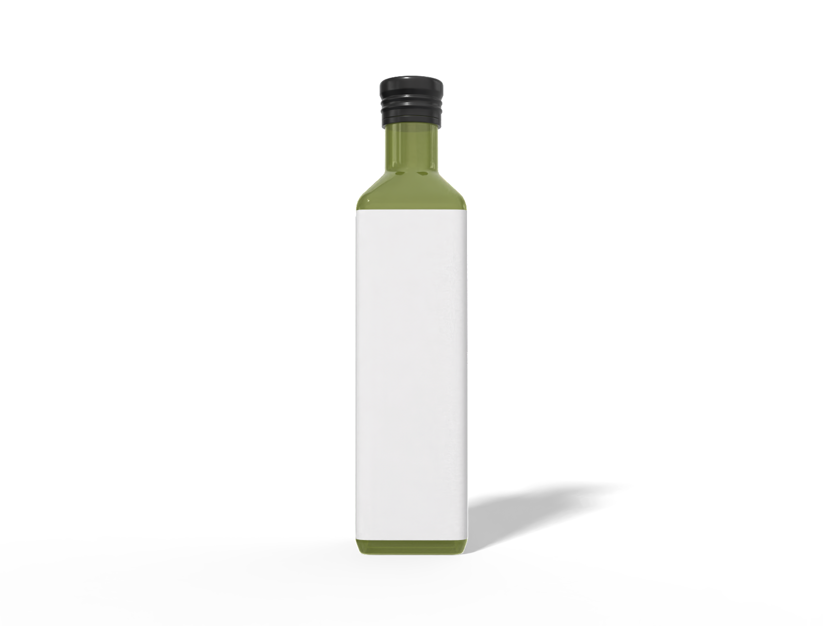 500ml olive oil bottle — Glossy plastic