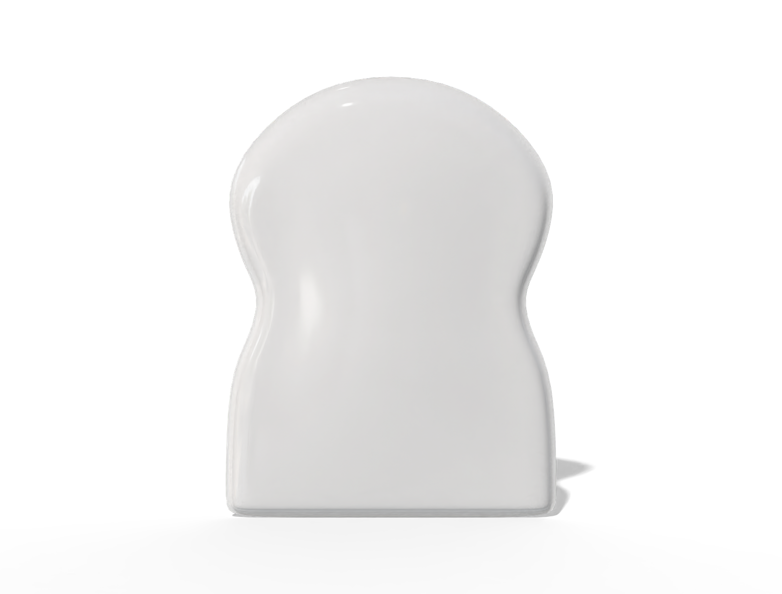 15 × 2 × 20 shaped candy sachet — Glossy plastic