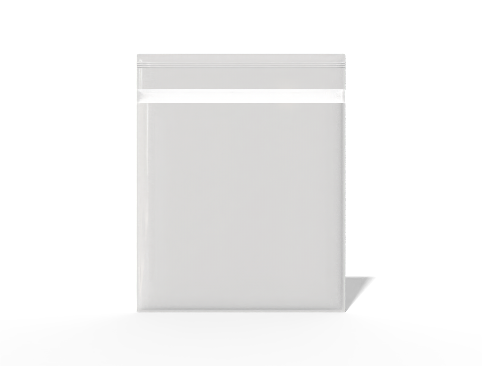 25 × 31 three-side seal daily cleaning pouch — Glossy plastic