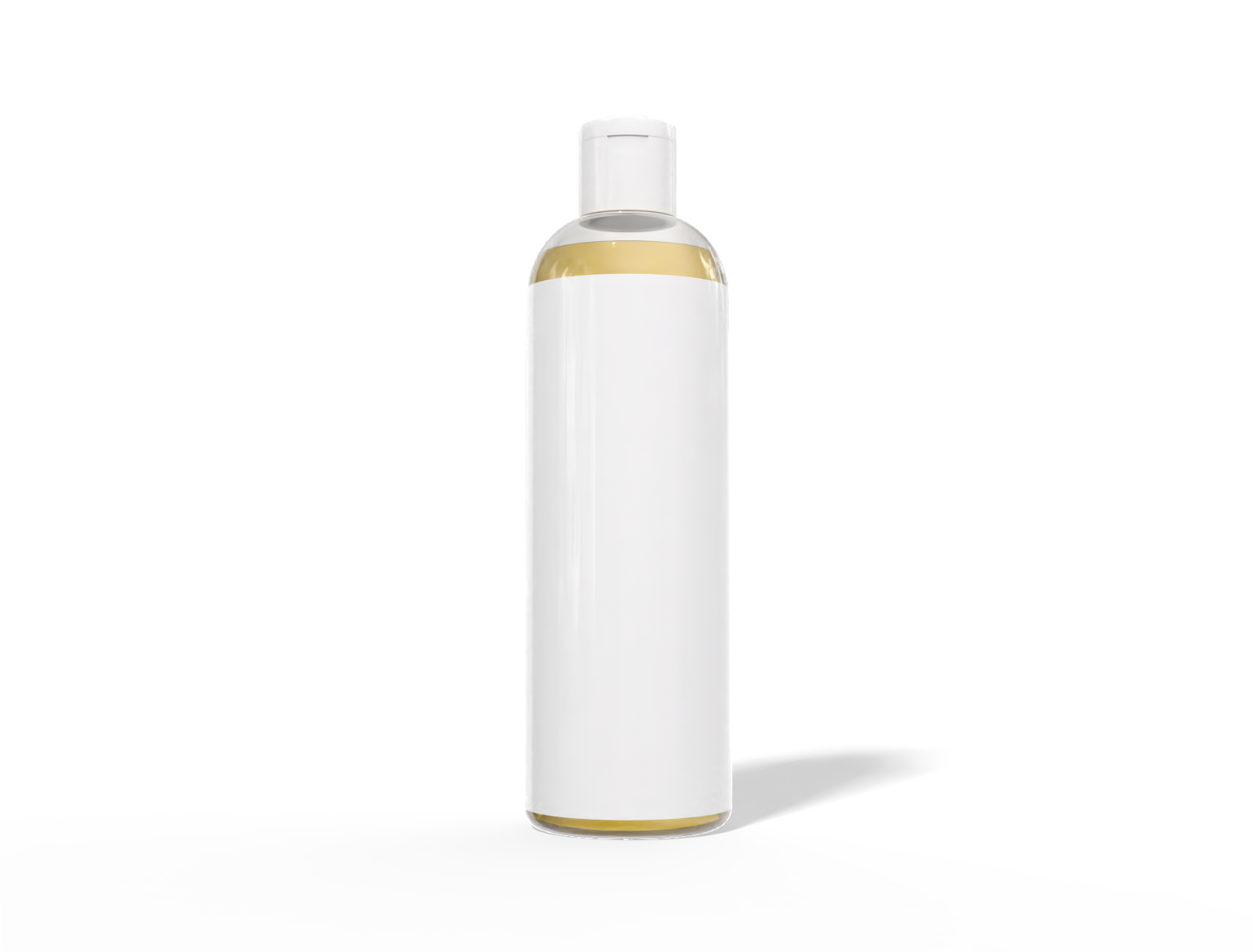 500ml oil bottle — Clear glossy plastic