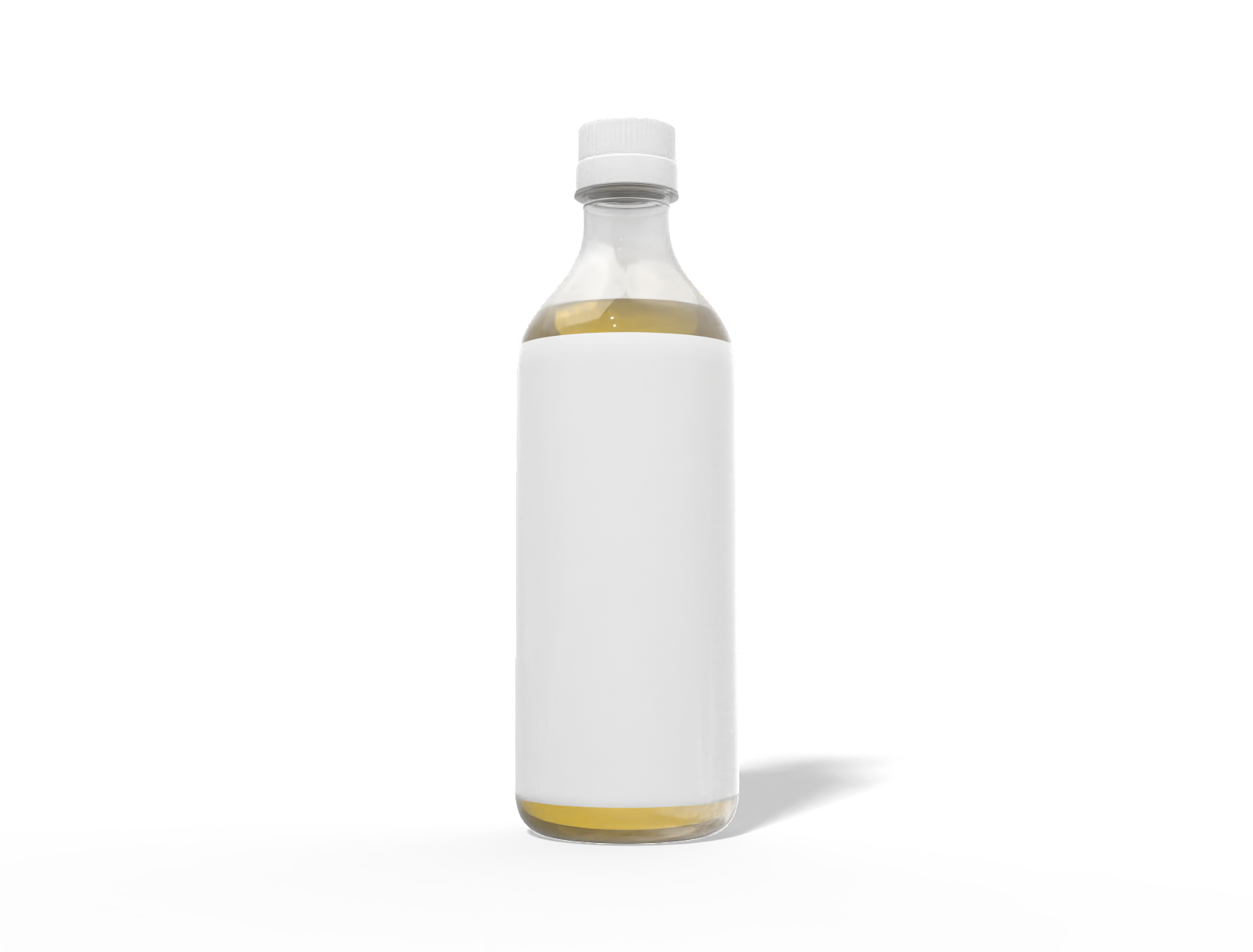 1L oil bottle product — Glossy glass