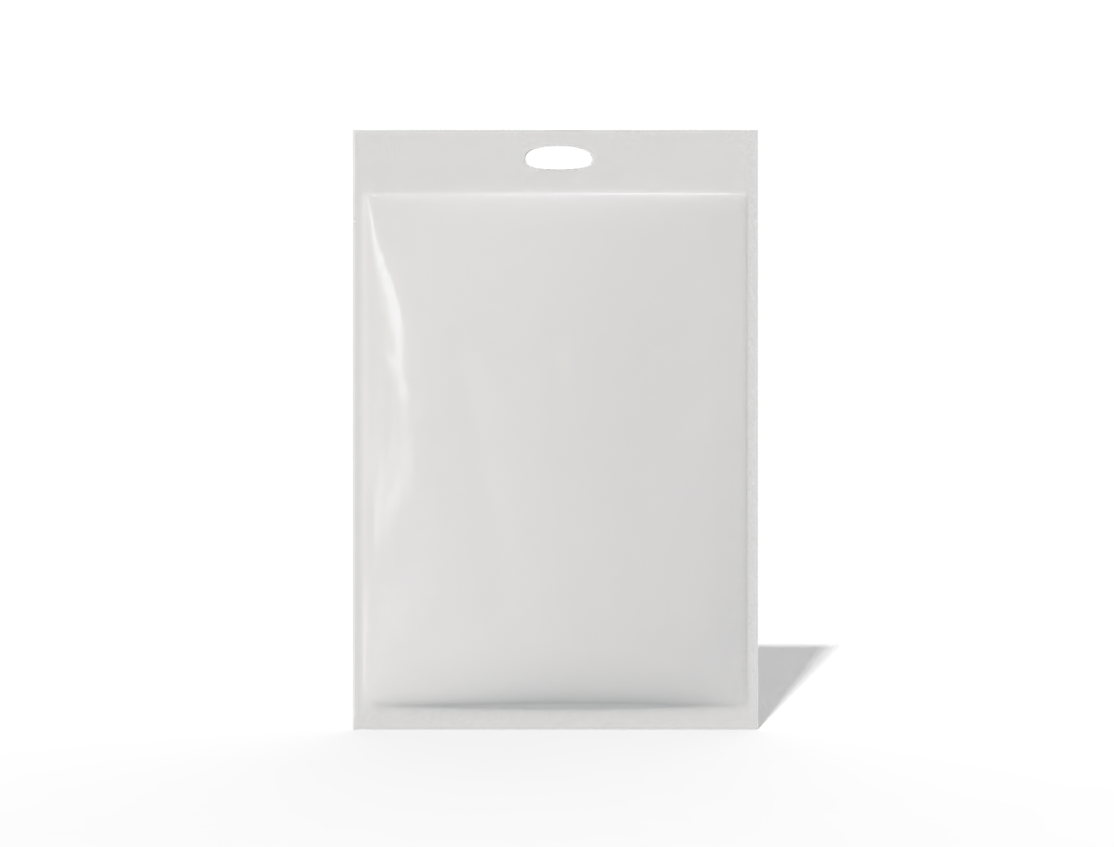 26 × 39 three-side seal food pouch — Glossy plastic
