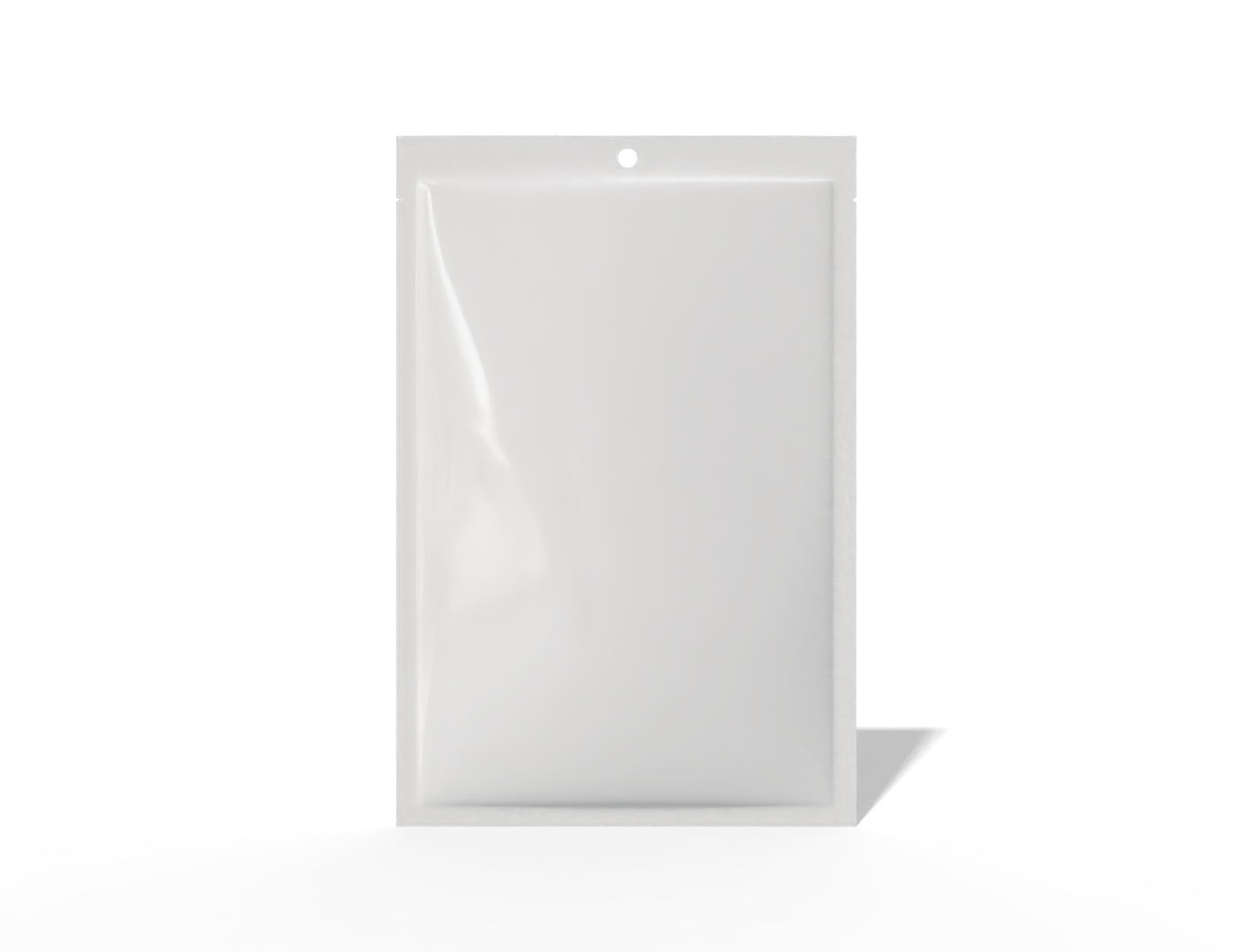 20 × 30 three-side seal snack sachet — Glossy plastic