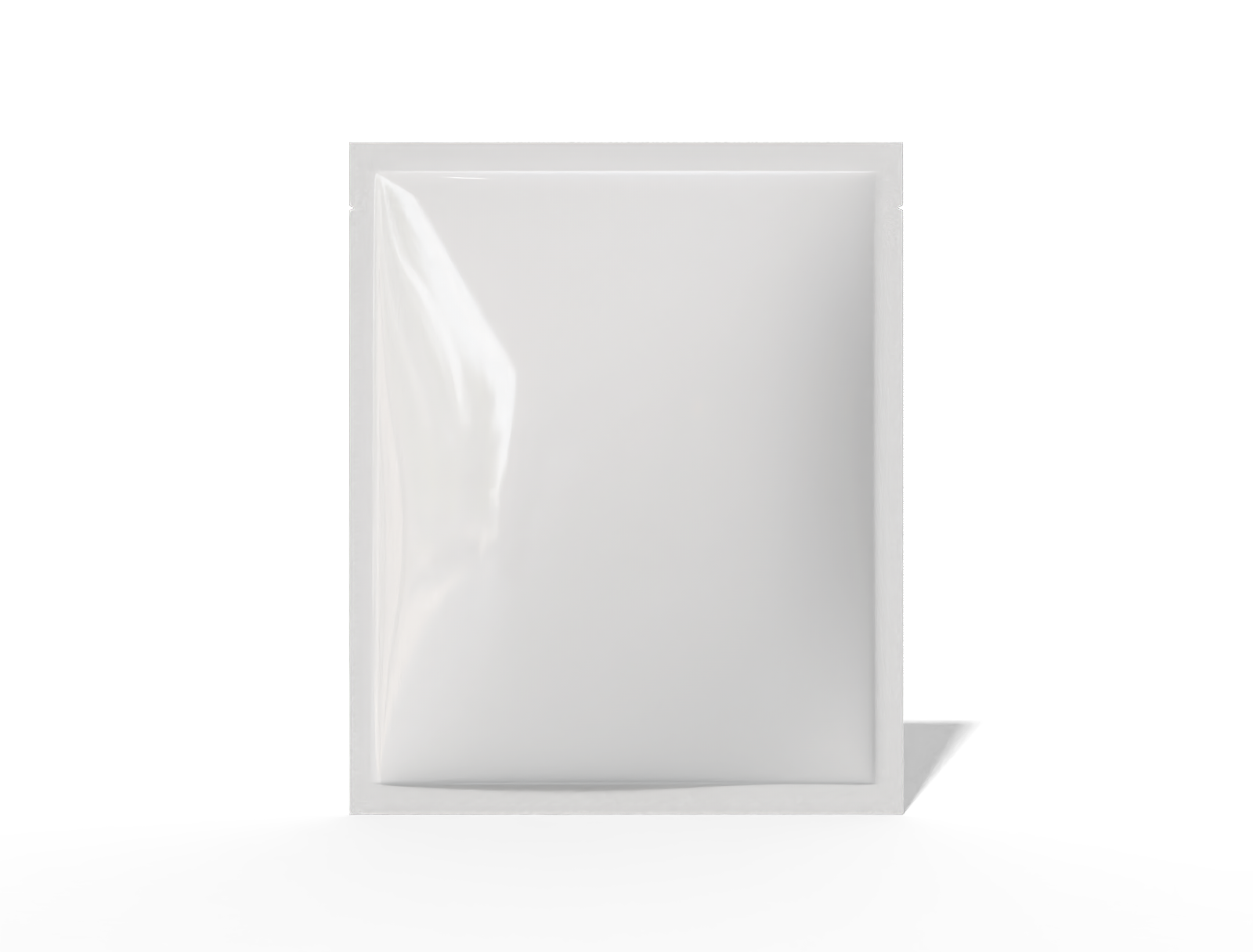 17 × 21 three-side seal food sachet — Glossy plastic