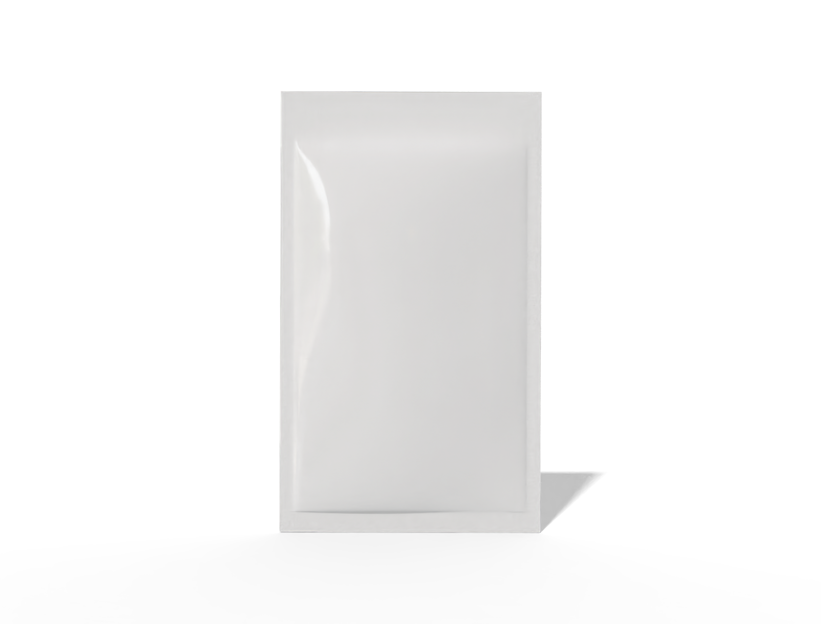 15 × 25 three-side seal medical sachet — Glossy plastic