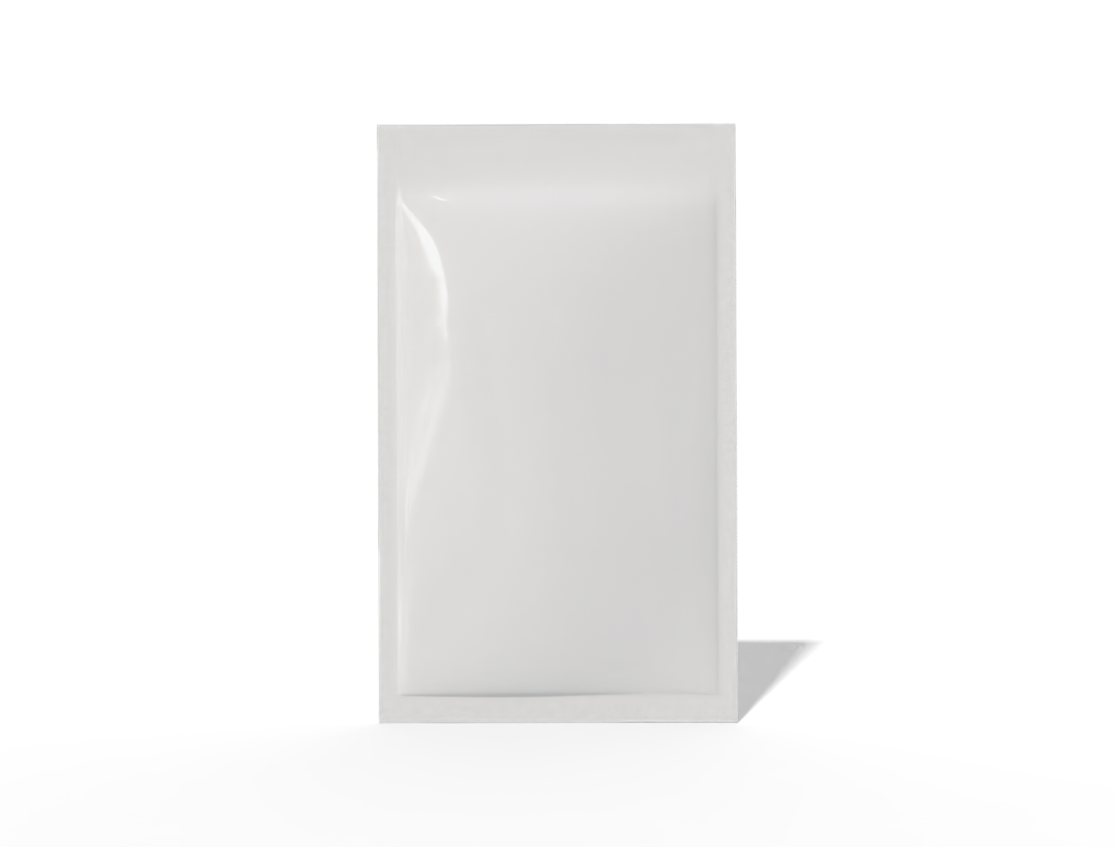 13 × 22 three-side seal medical sachet — Glossy plastic