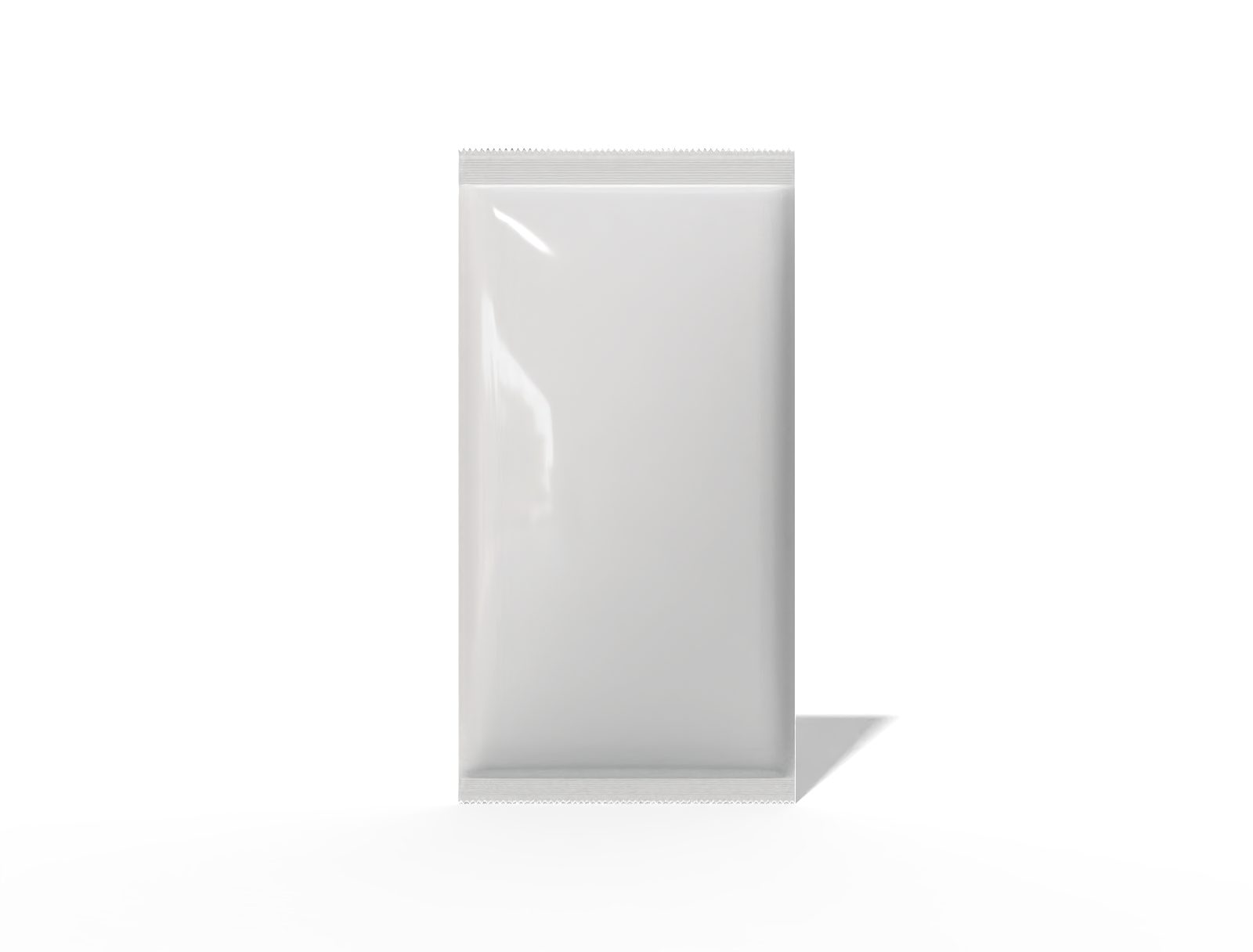 11 × 22 back-seal medical health pouch — Glossy plastic